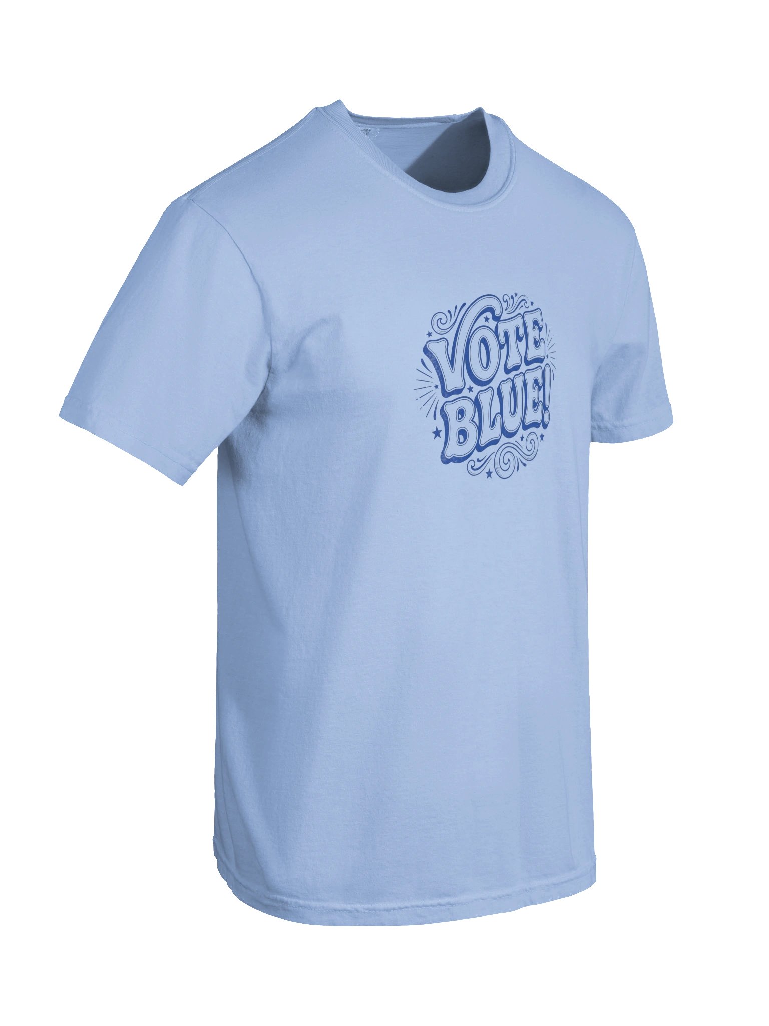 Brazen Candor – Get Your Butt in the Booth! Classic Tee - Light Blue - Vote Blue product image (10)