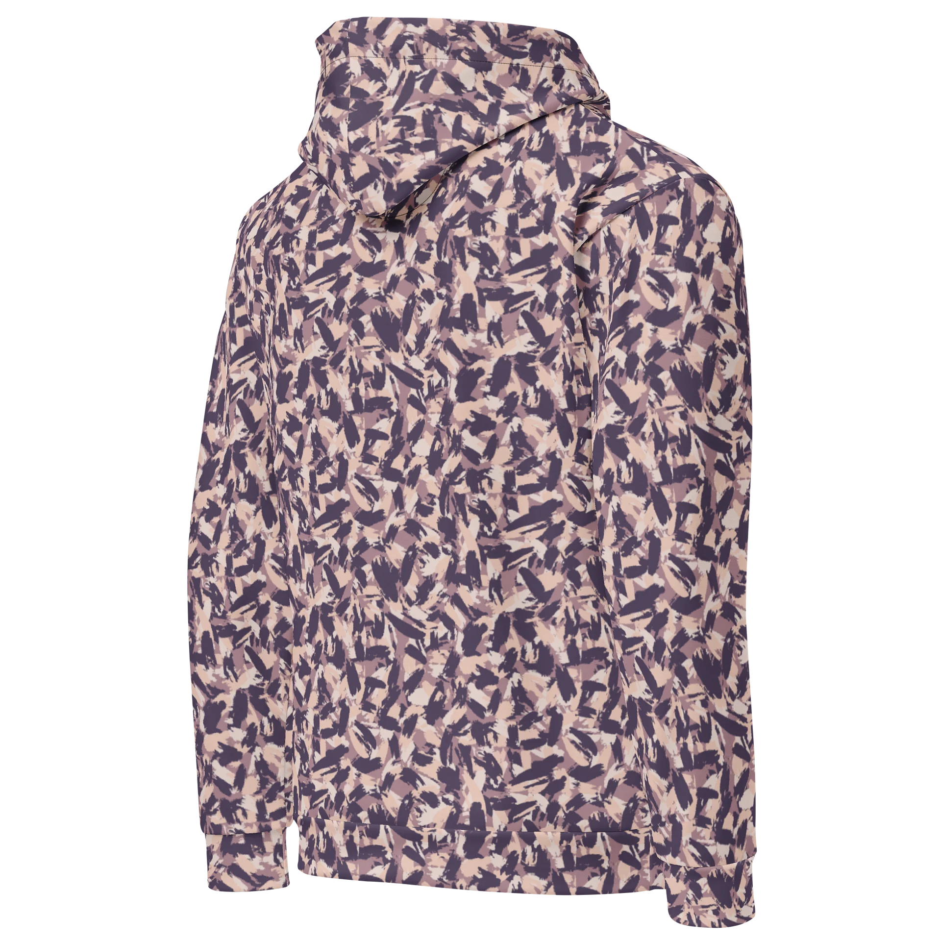 Comfortable Camouflage Hoodie with Bold Grunge Artistic product image (4)