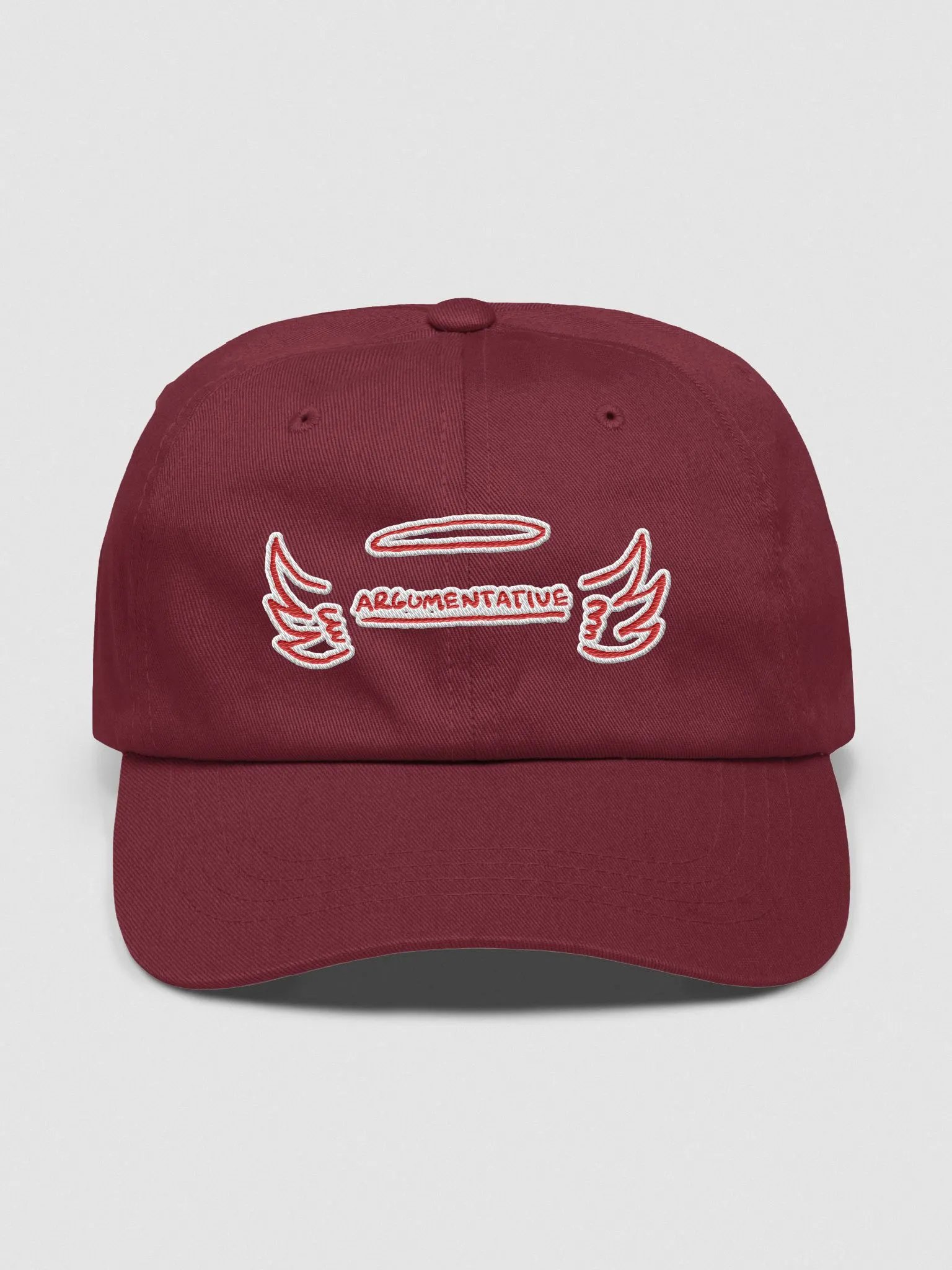 ANGELIC (red bubble design) classic dad hat product image (2)