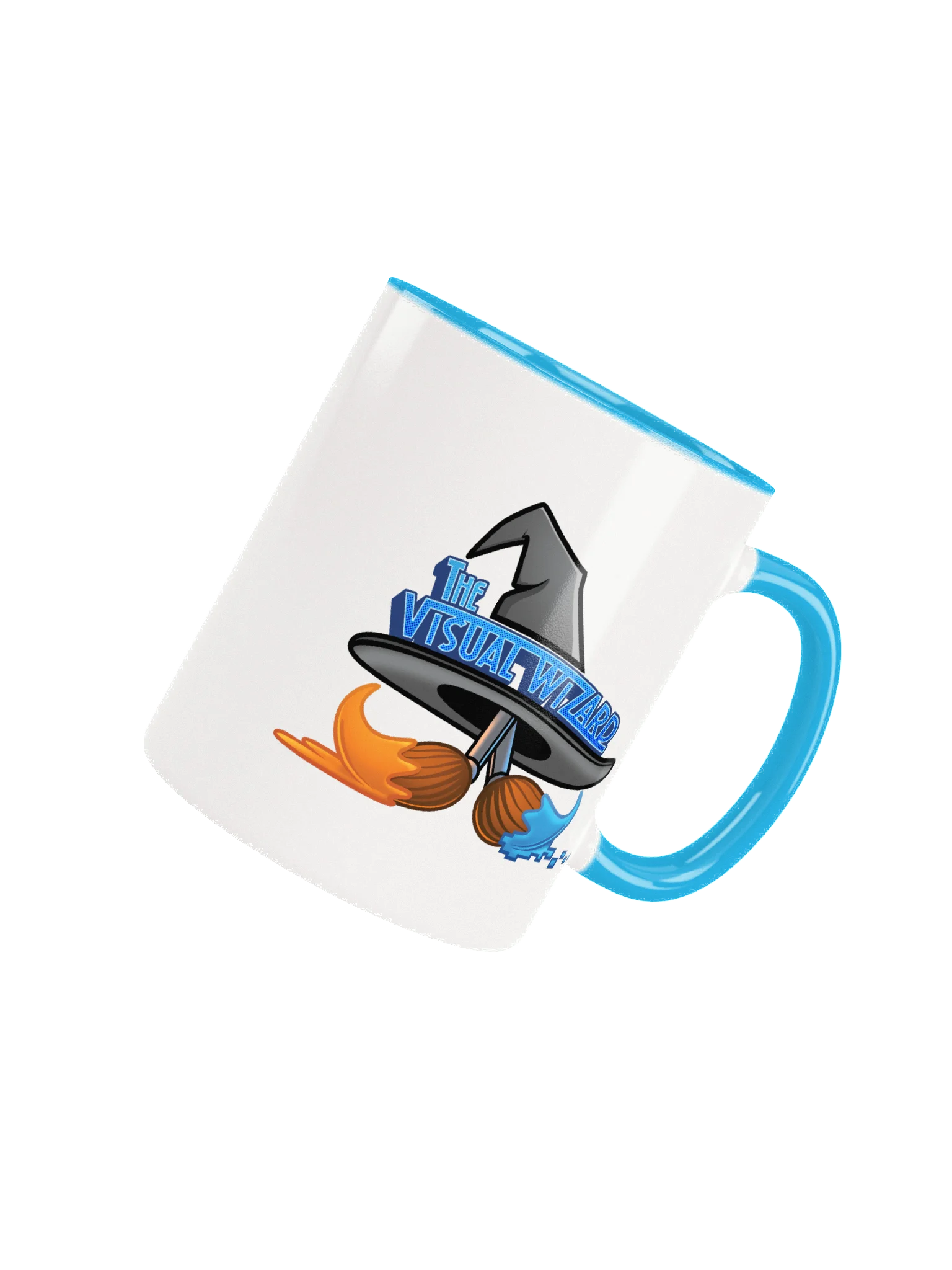 The Viz Wiz Logo (Full Color) Ambidextrous Coffee Mug of Holding product image (4)