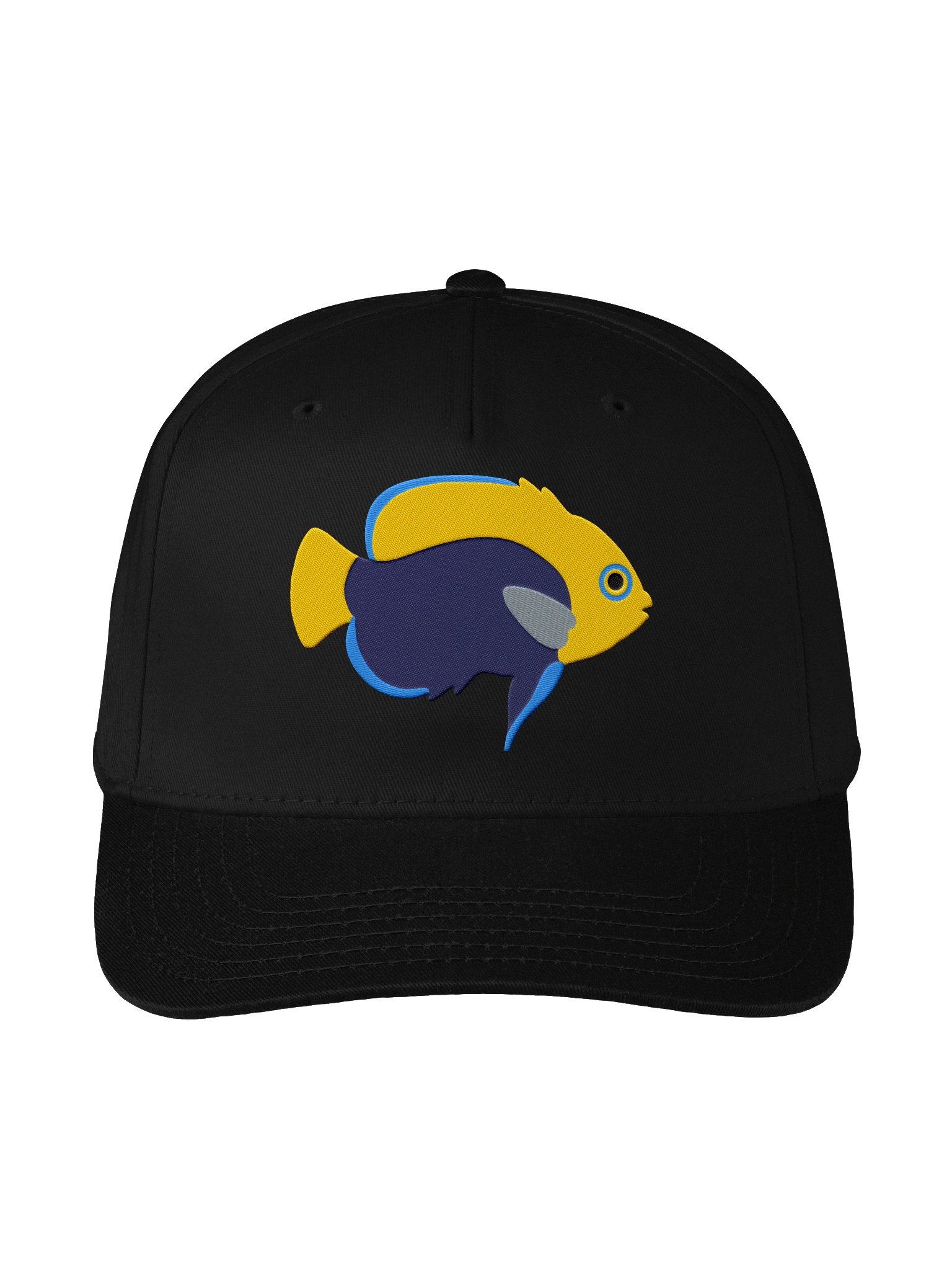 Flameback Angelfish Mid-Profile Baseball Cap (Embroidered) for Reef and Marine Aquarium Lovers product image (1)