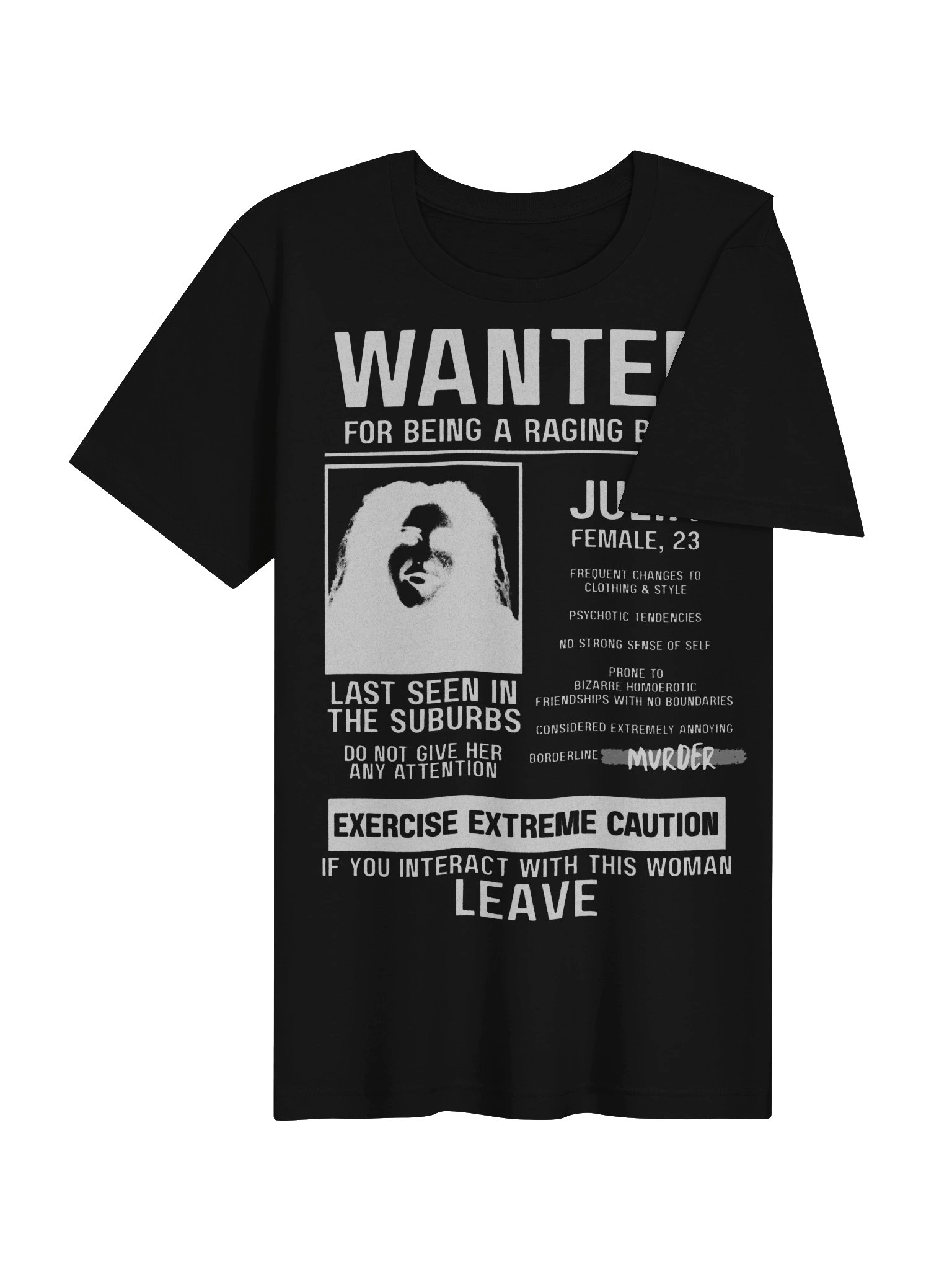POSTMORTEM Wanted T-Shirt (Black) product image (4)