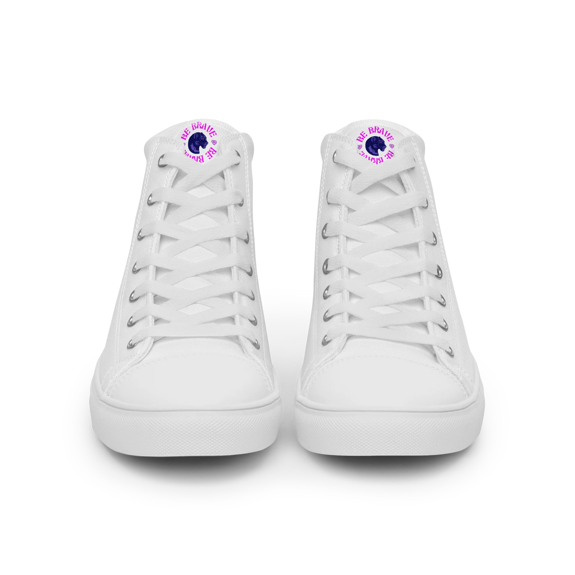 MAGENTA MOMZ PANTHER HEAD HI-TOP SNEAKERS product image (3)