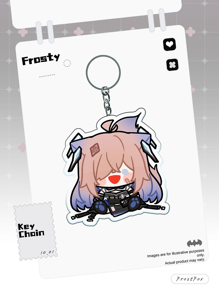 [FROSTY] Cyber Acrylic Key Chain product image (1)