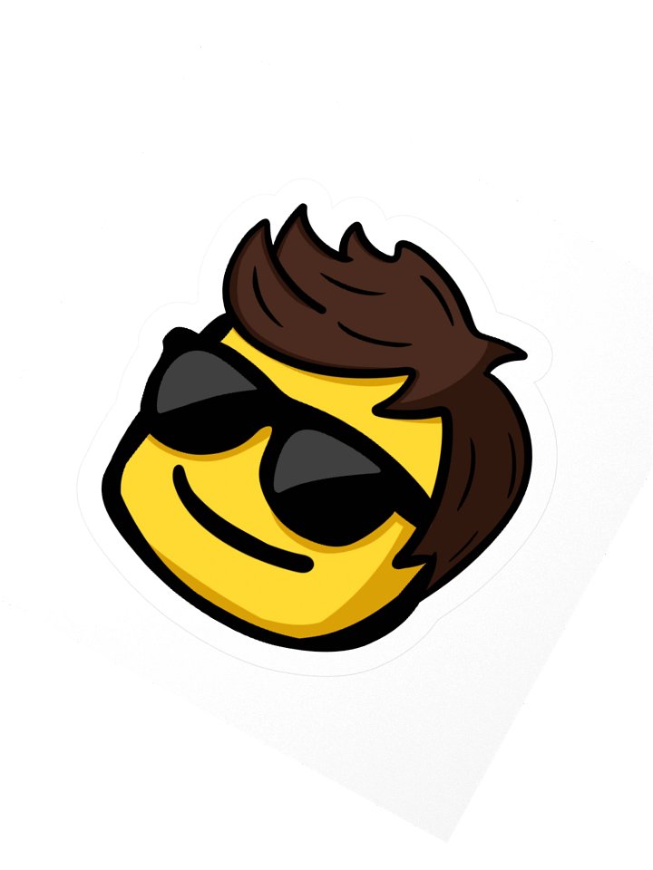 One Cool Dude Sticker product image (2)