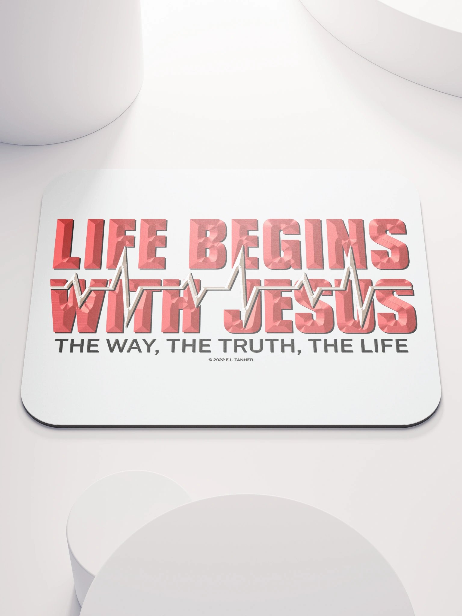 Left Begins with Jesus, Mouse Pad BV product image (1)