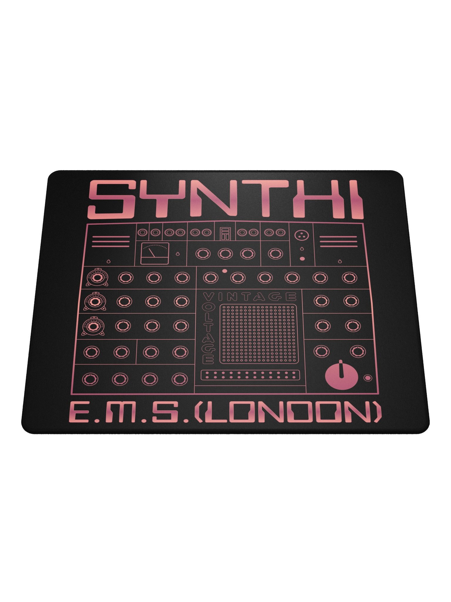 EMS Synthi Gaming Mouse Pad 18" - AKS VCS3 Electronic Music Studios (Vintage Analog Synth) product image (4)