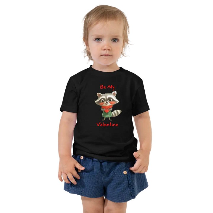 Valentine's Raccoon Toddler Tee product image (1)