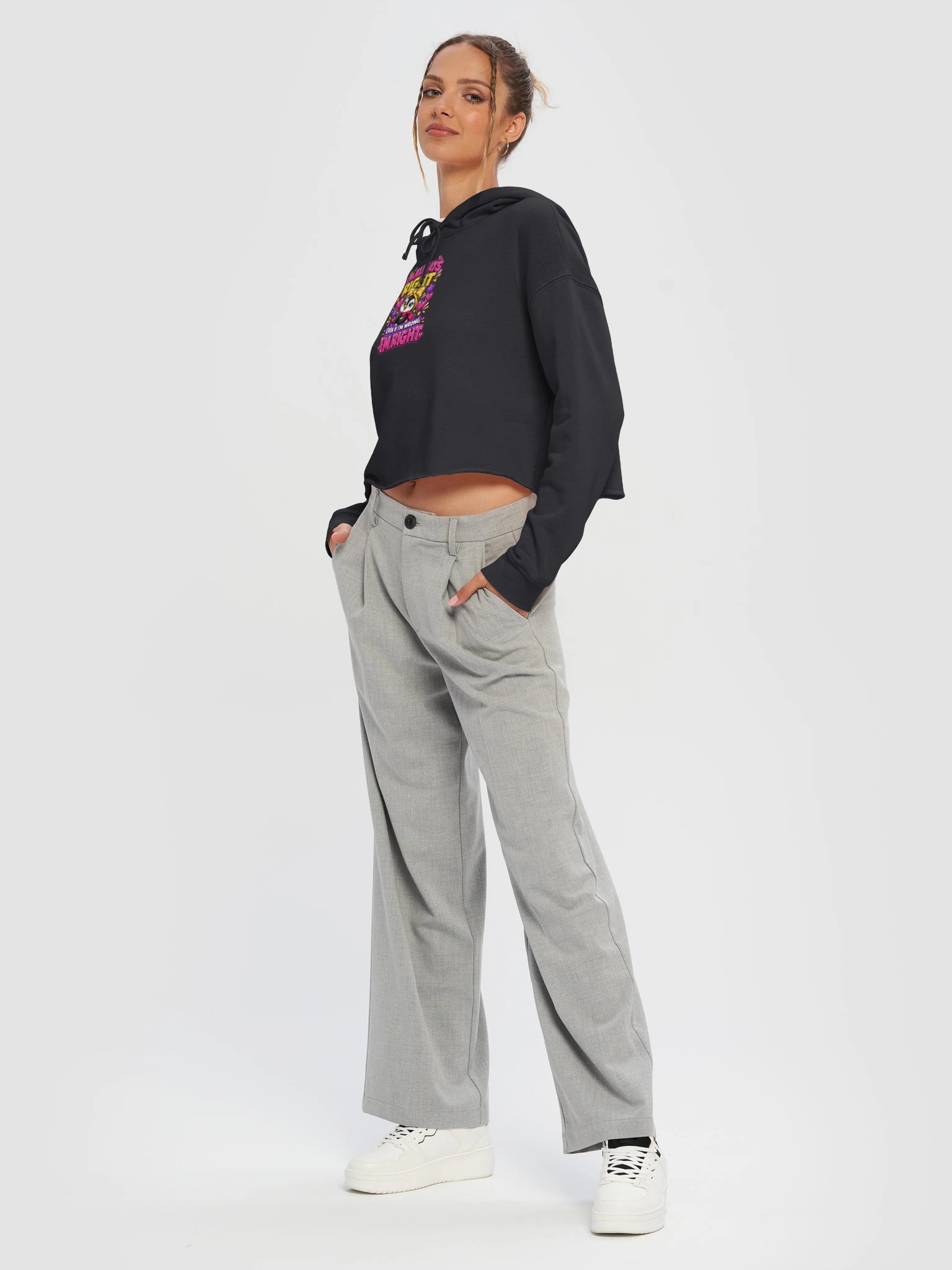 I’m Always Right Lulu Cropped Hoodie product image (7)