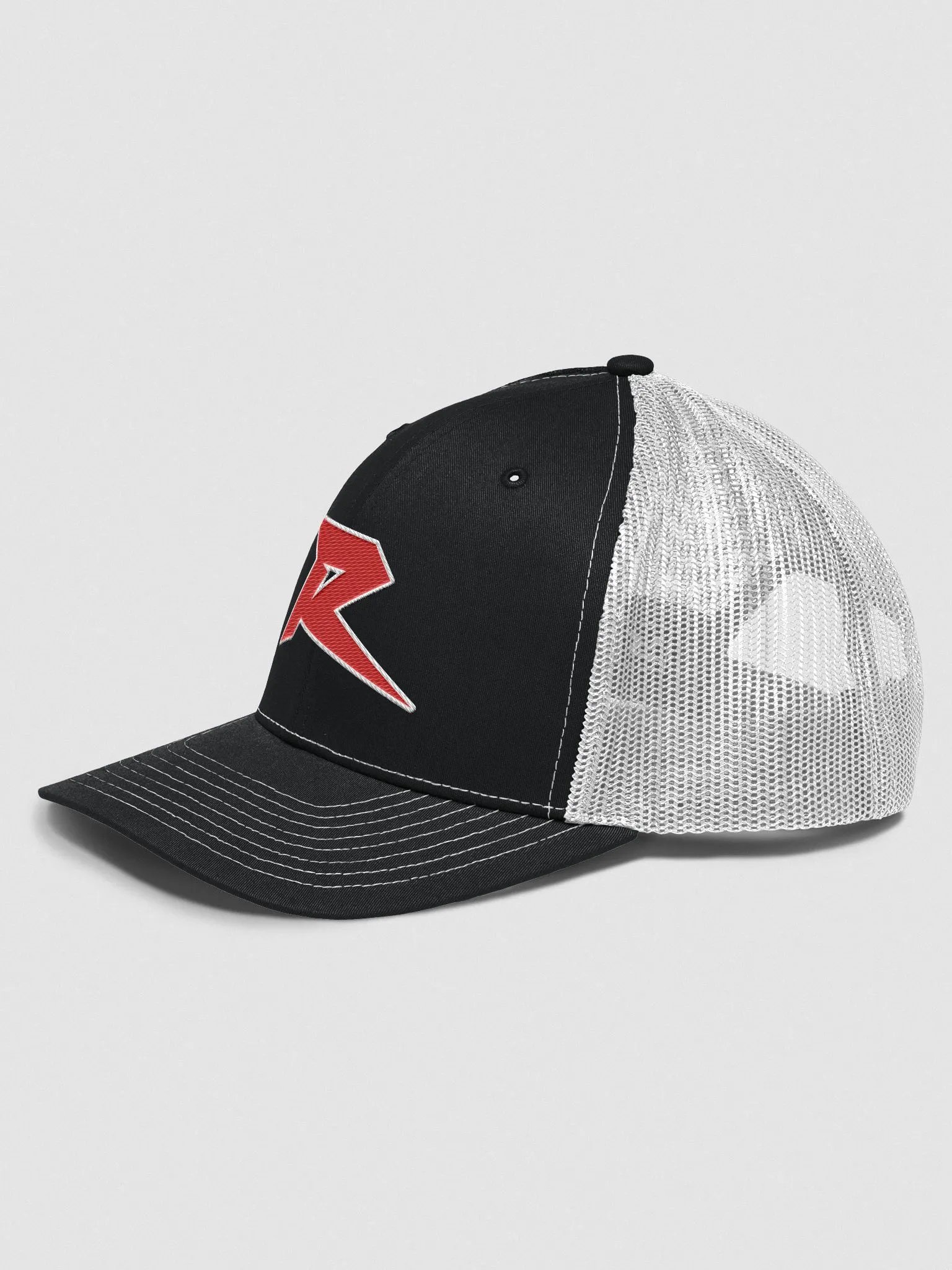 RED BEARD LOGO TRUCKER HAT ( White/Black ) product image (2)