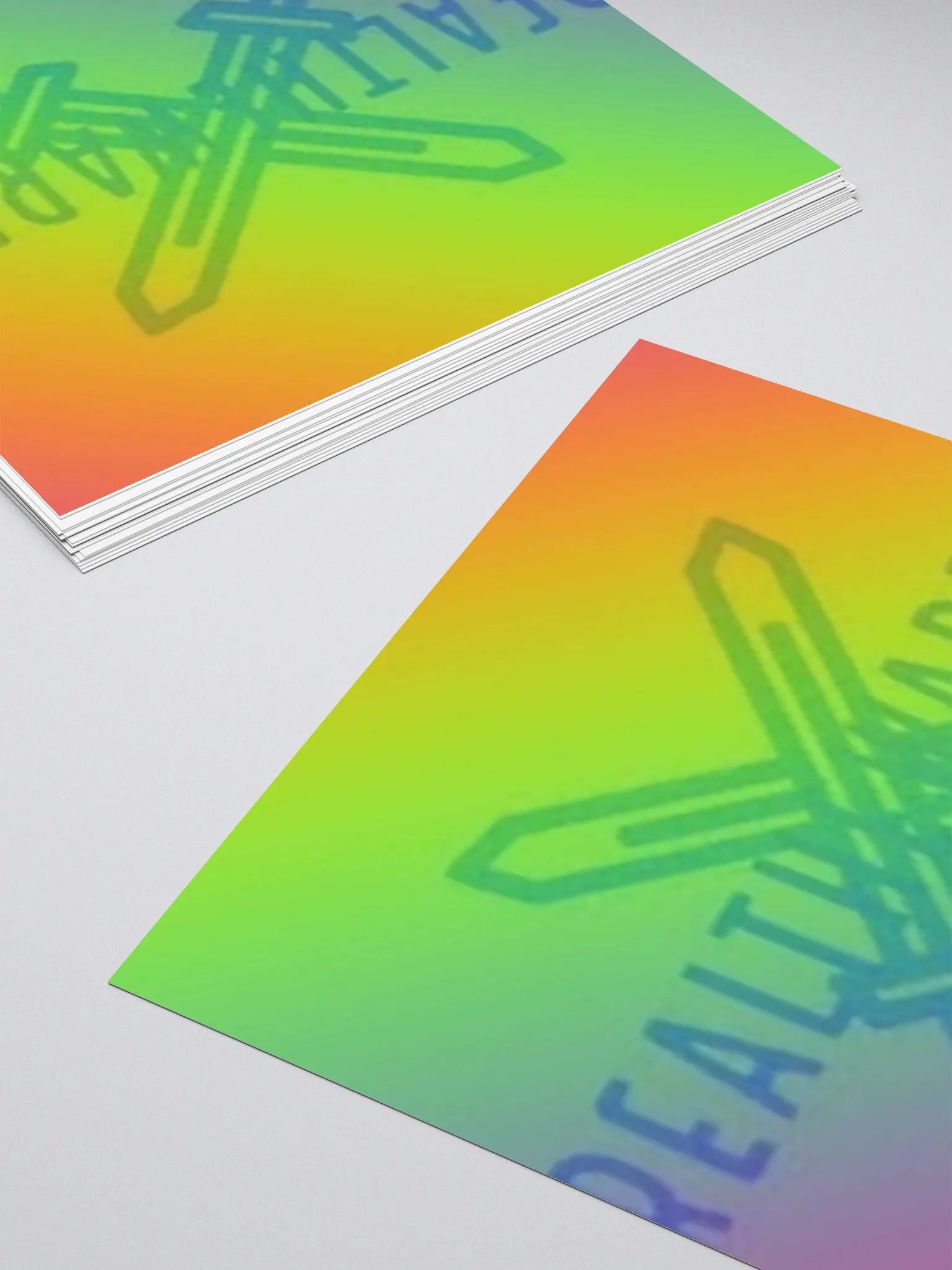 THEREALTHEWARRIOR RAINBOW Logo Sticker product image (2)