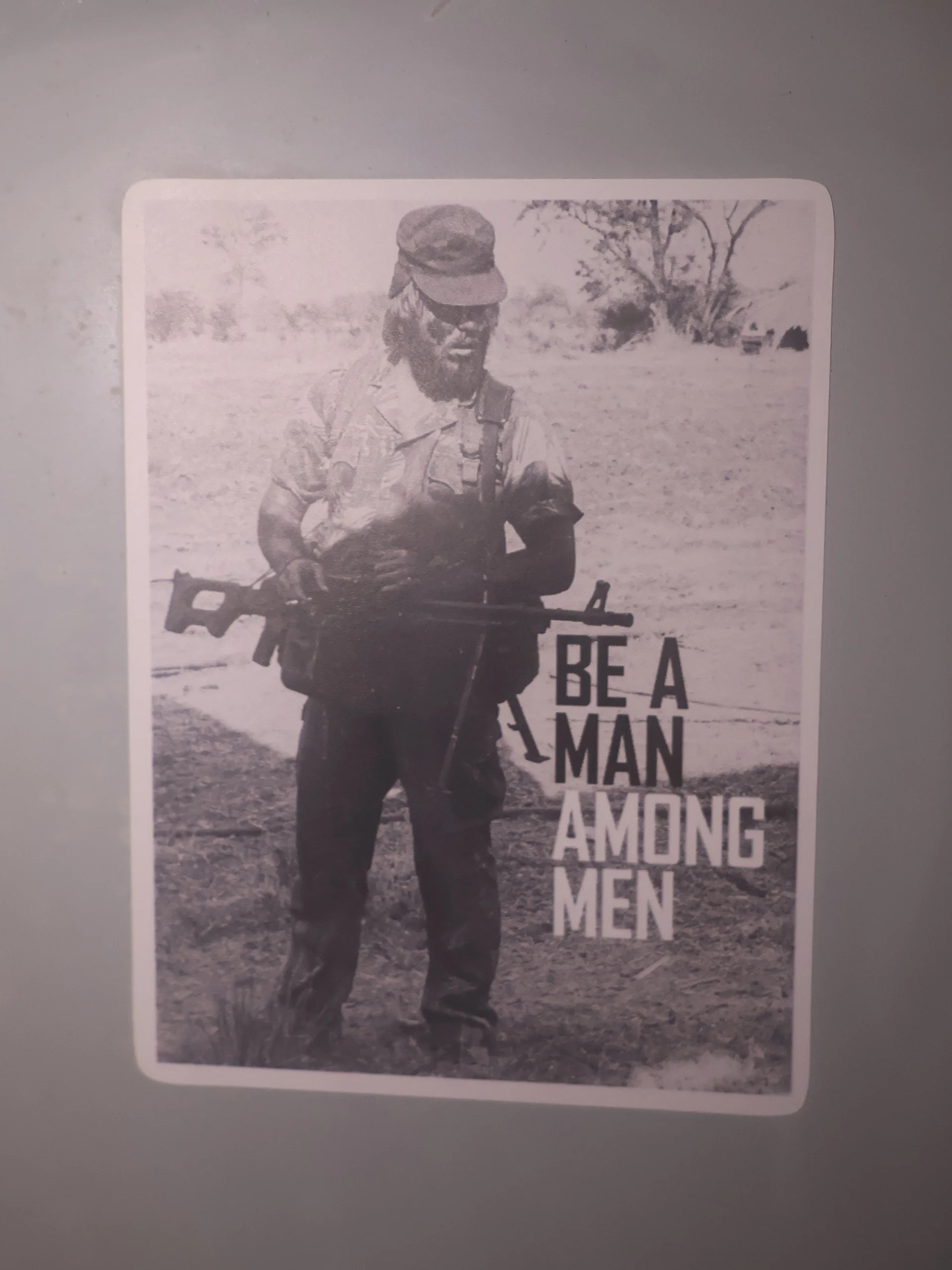 BE A MAN AMONG MEN STICKER product image (1)
