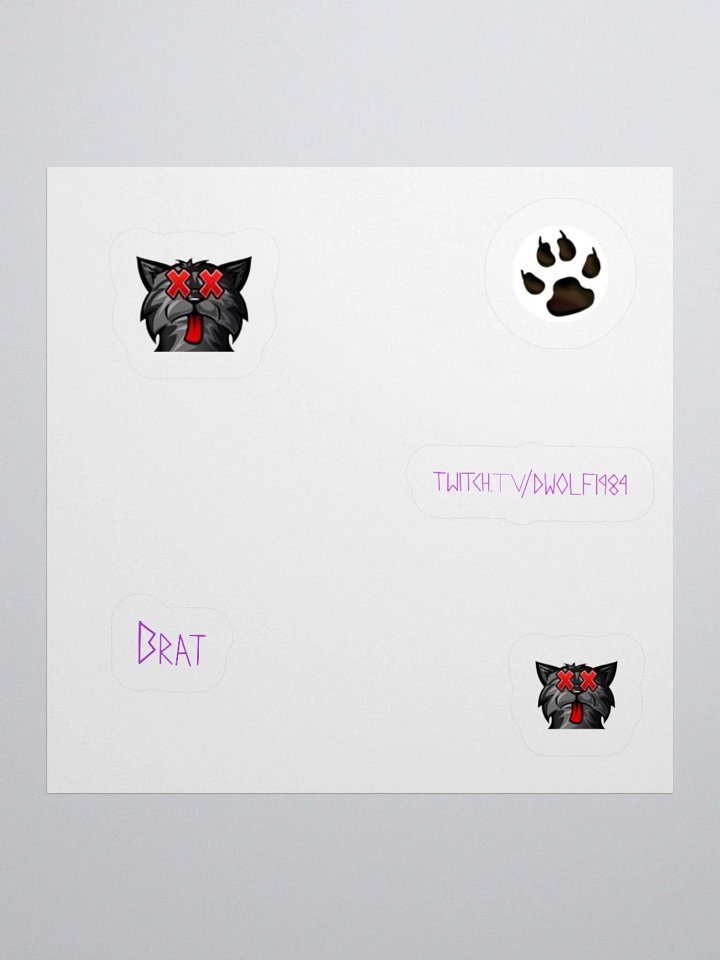 wolf Fun Kiss Cut Sticker Pack product image (3)