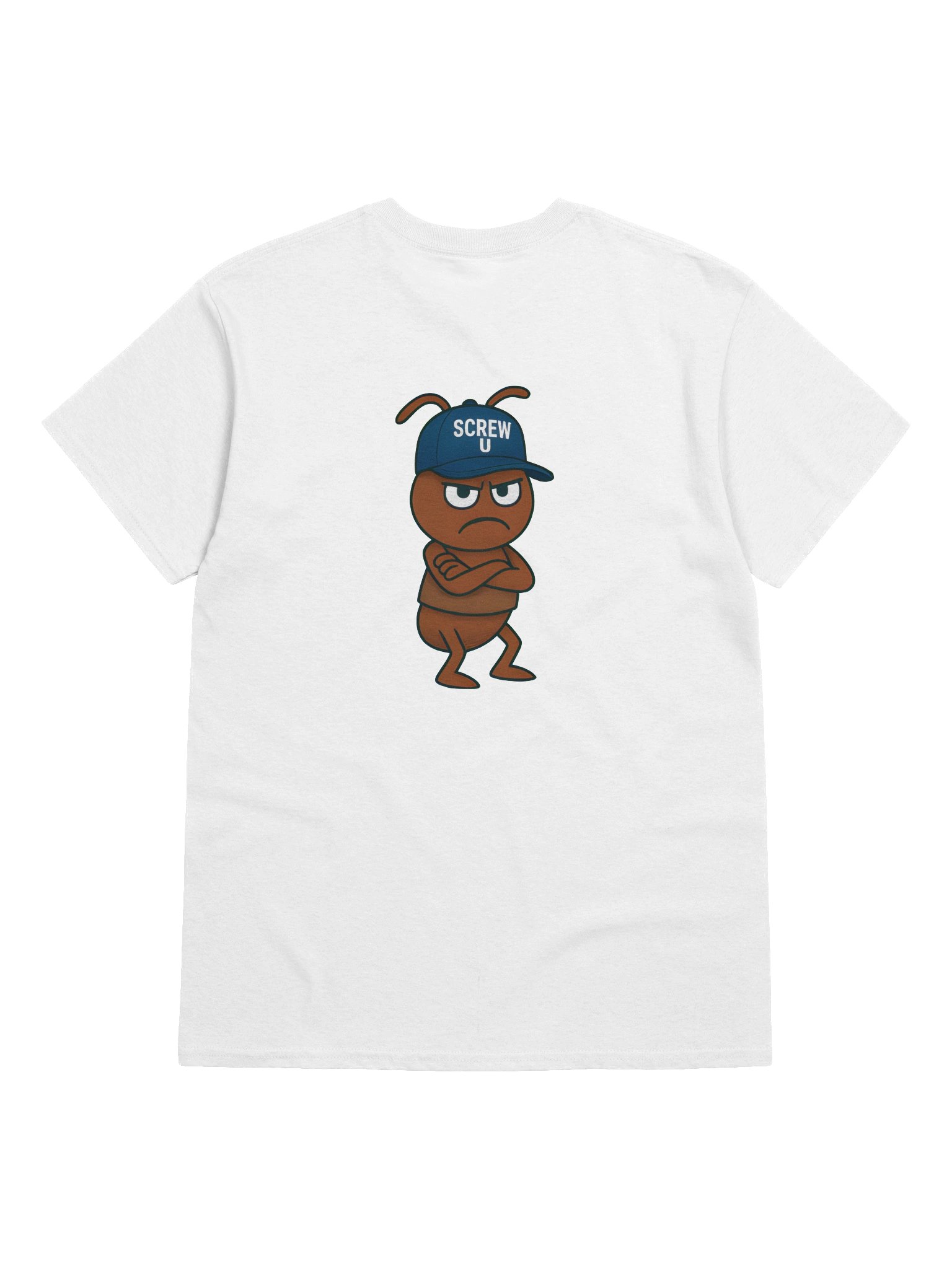 Screw U Ant Tee – Bleached Boundaries product image (6)