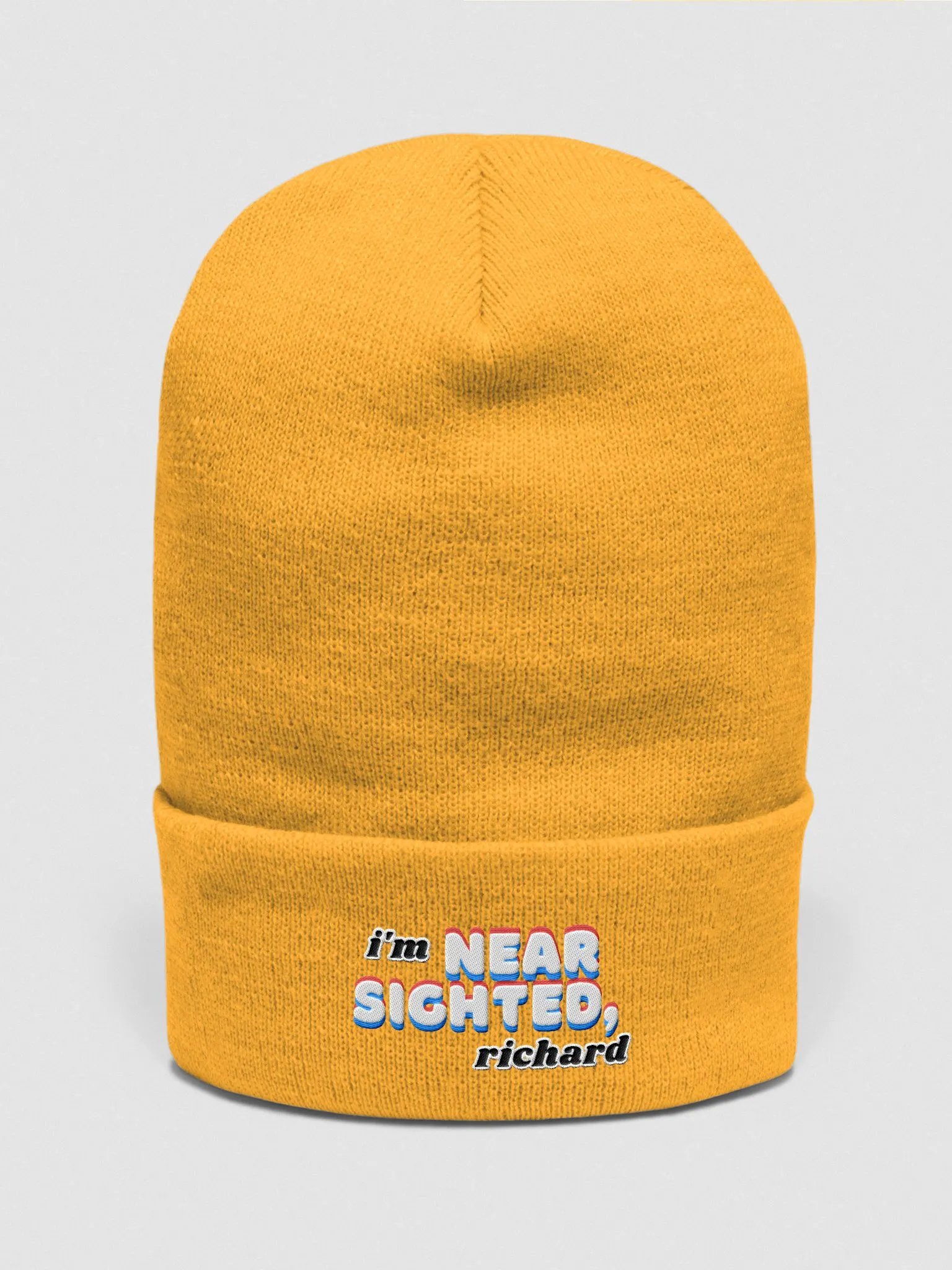 I'M NEARSIGHTED, RICHARD cuffed beanie product image (16)