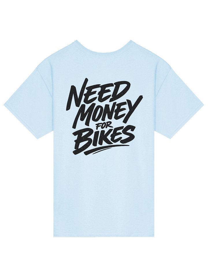 White Tee / need money for Bikes product image (3)