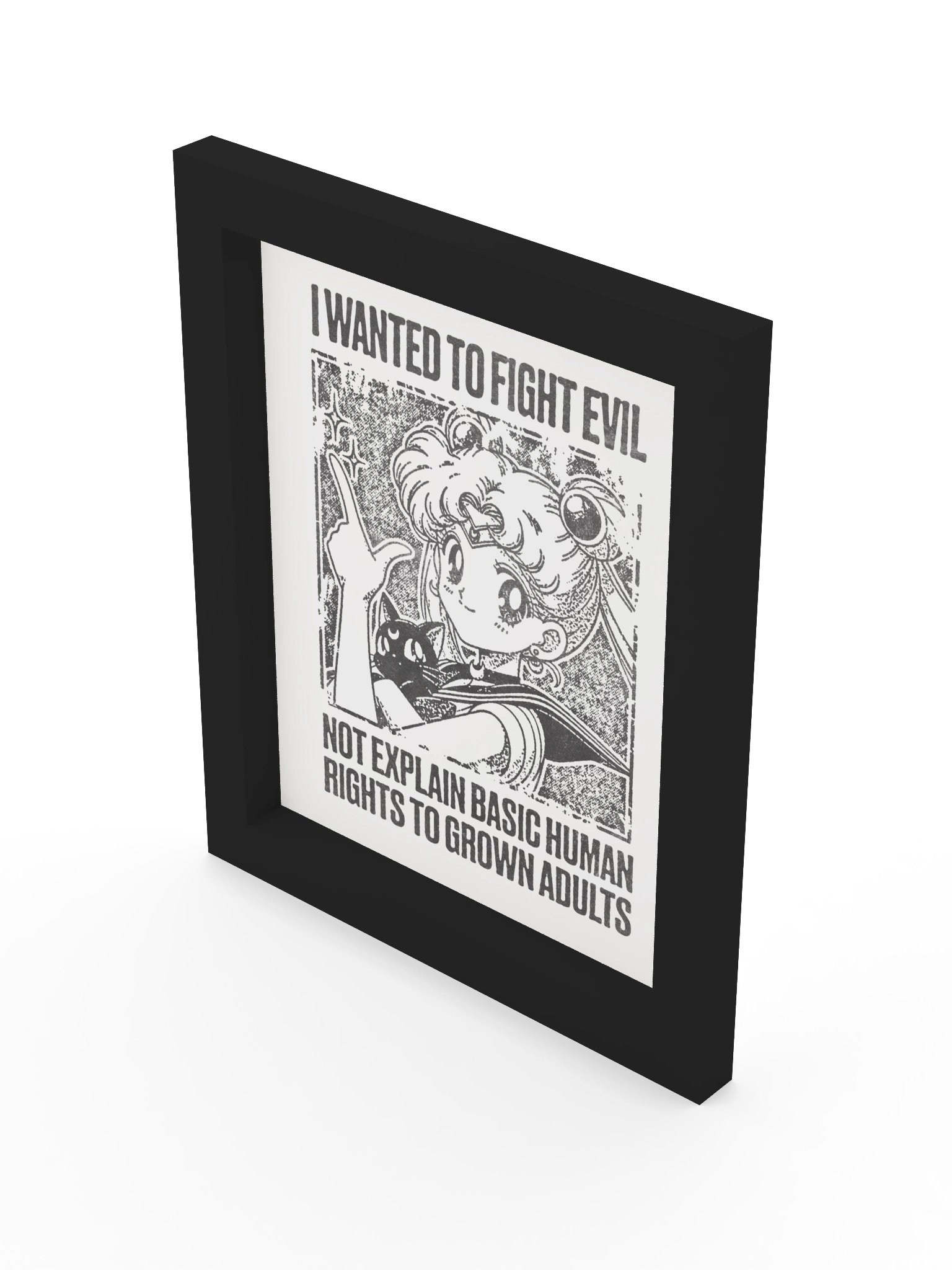 FIGHT ! Framed Print. product image (3)