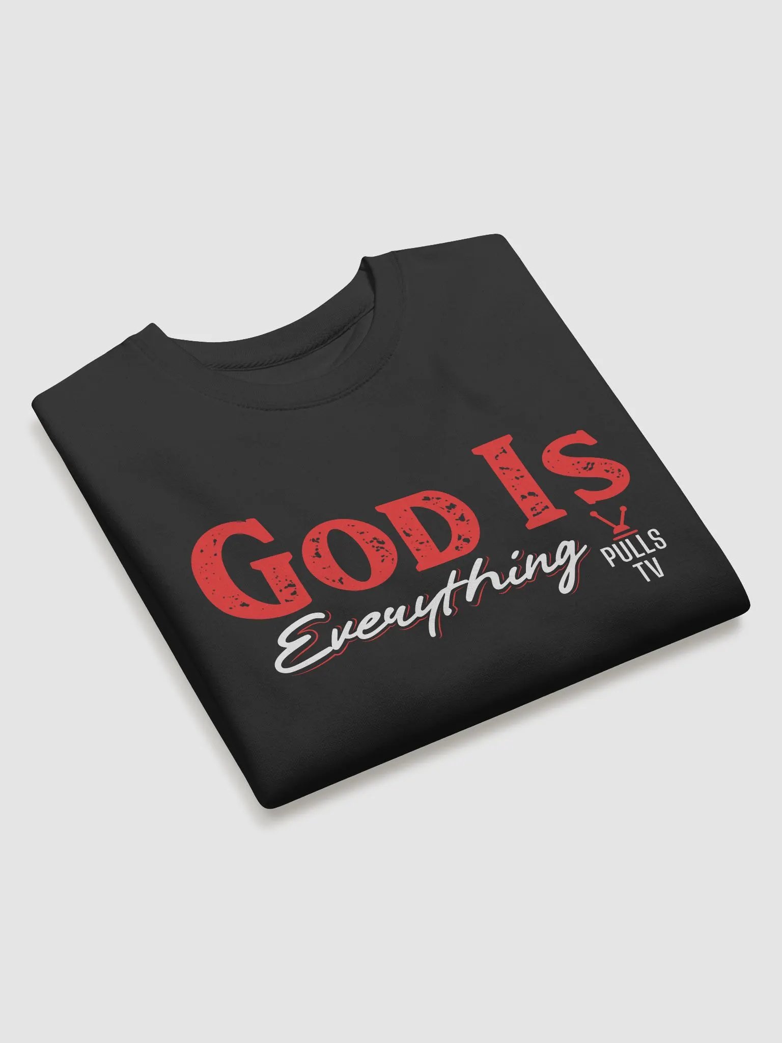 "God Is Everything" PullsTV Crewneck Sweater product image (3)