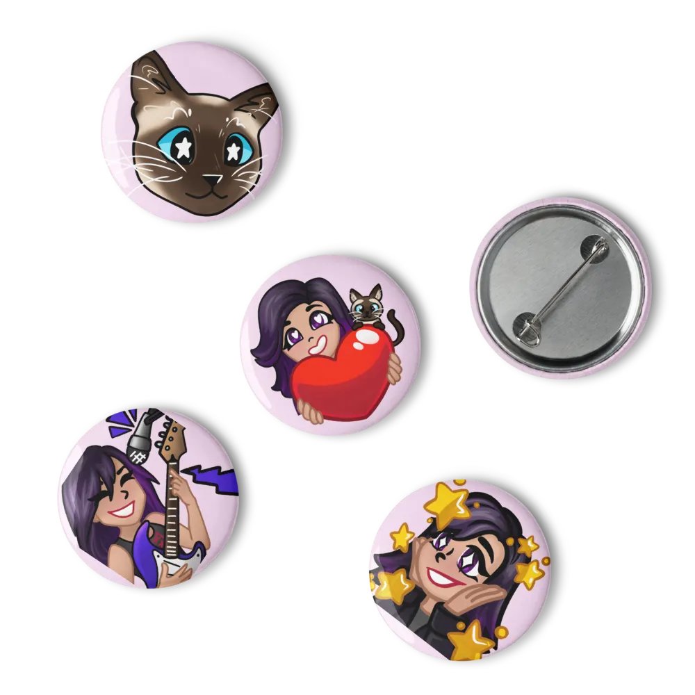 Emote Buttons (Pink) product image (4)