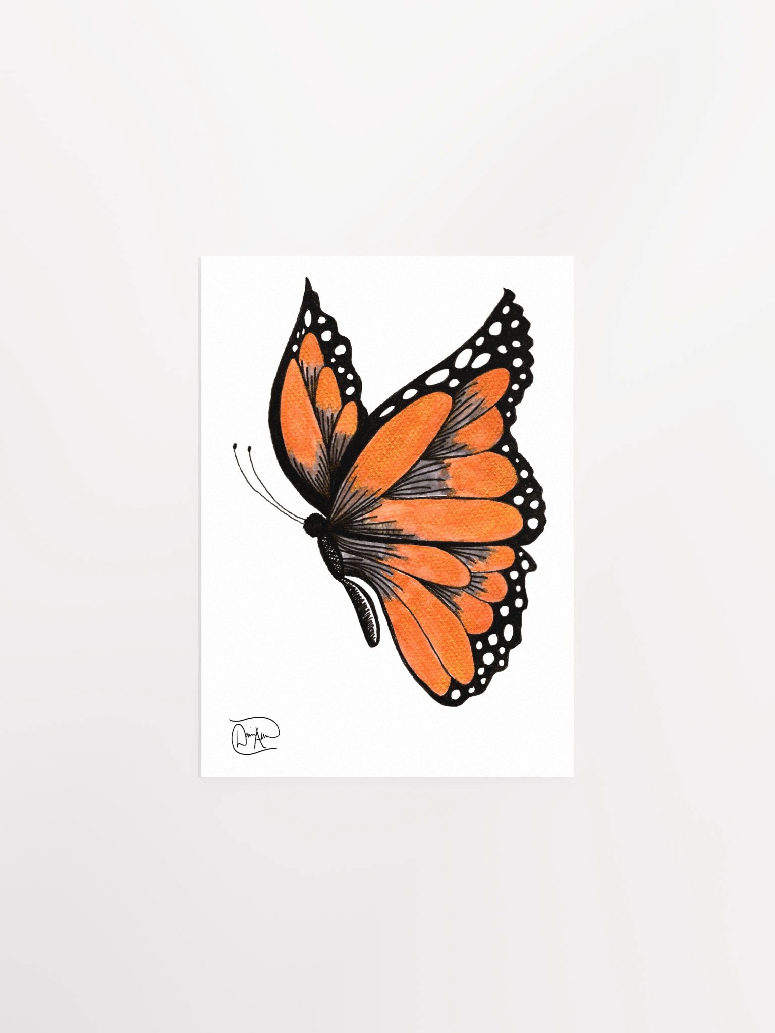 Butterfly Watercolour Print product image (1)
