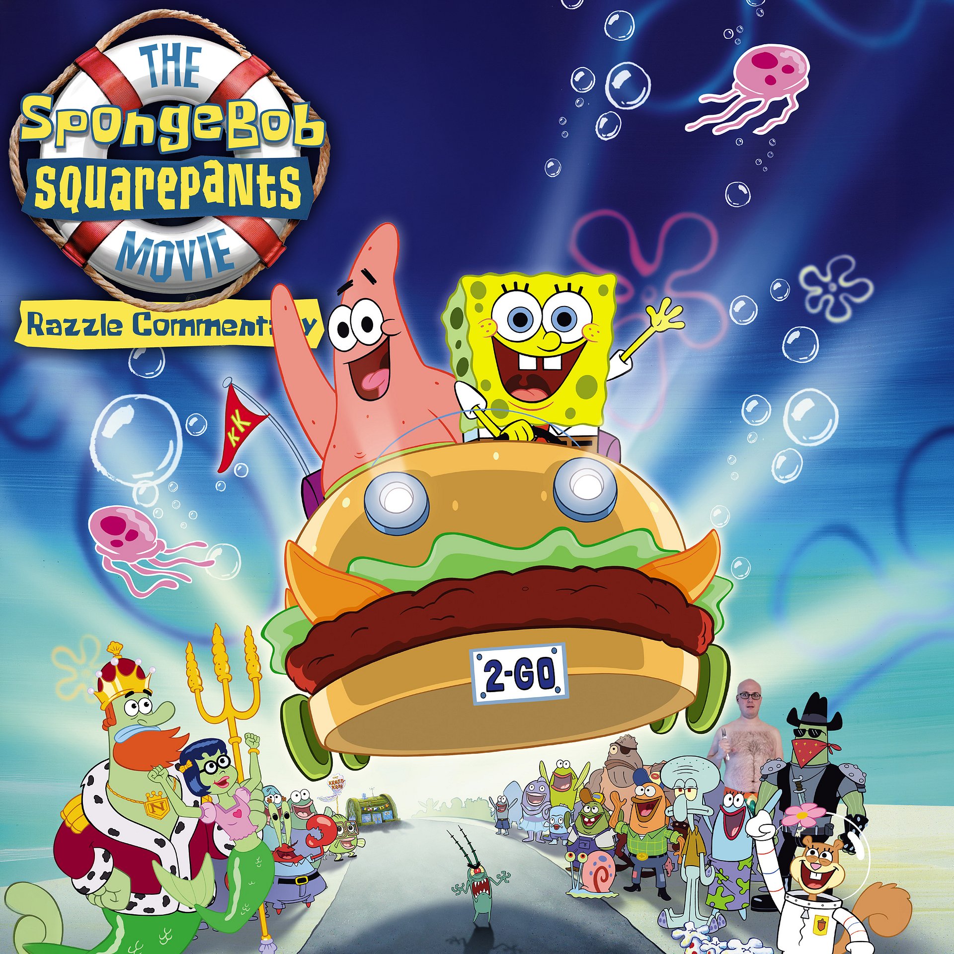 The Spongebob Squarepants Movie (2004) - RAZZLE Commentary Full Audio Track product image (1)
