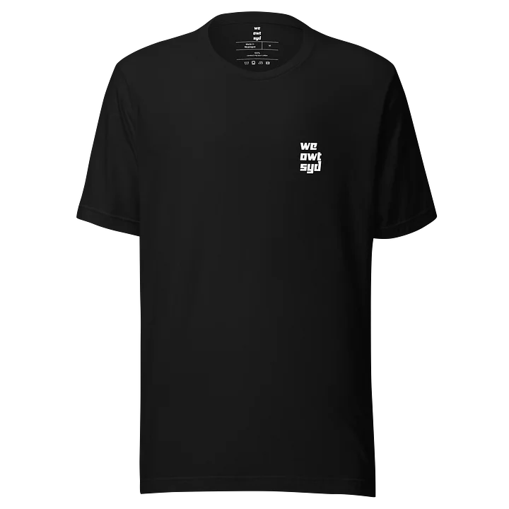 WeOwtsyd Premium T-Shirt - Chest Logo - Black product image (1)