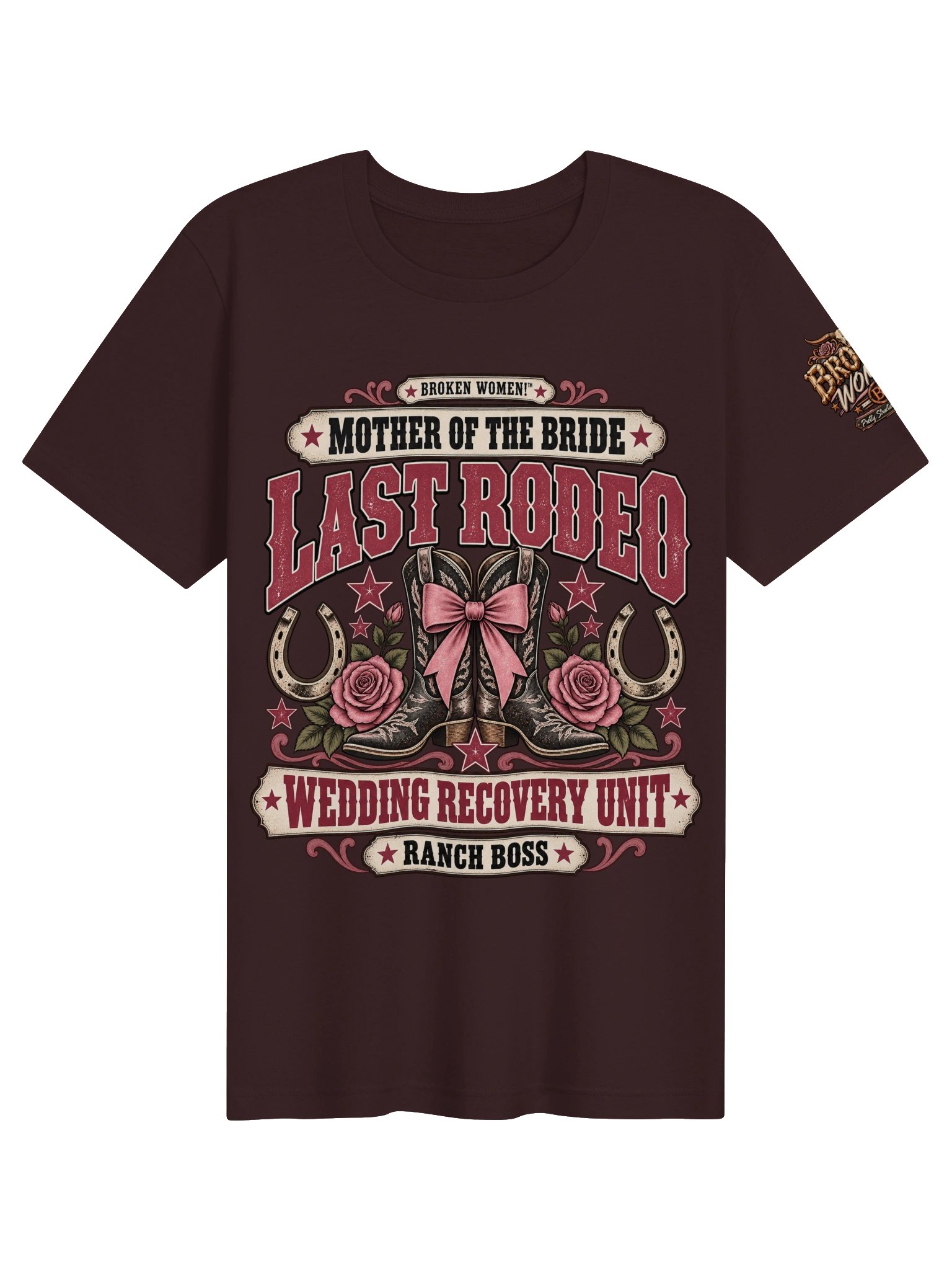 Mother of the Bride Western Shirt — Last Rodeo Wedding Recovery Unit | Ranch Boss product image (2)
