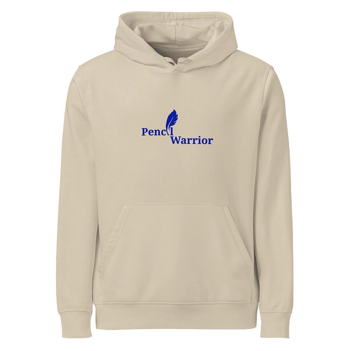 Feathered Pencil Warrior Organic Hoodie product image (1)