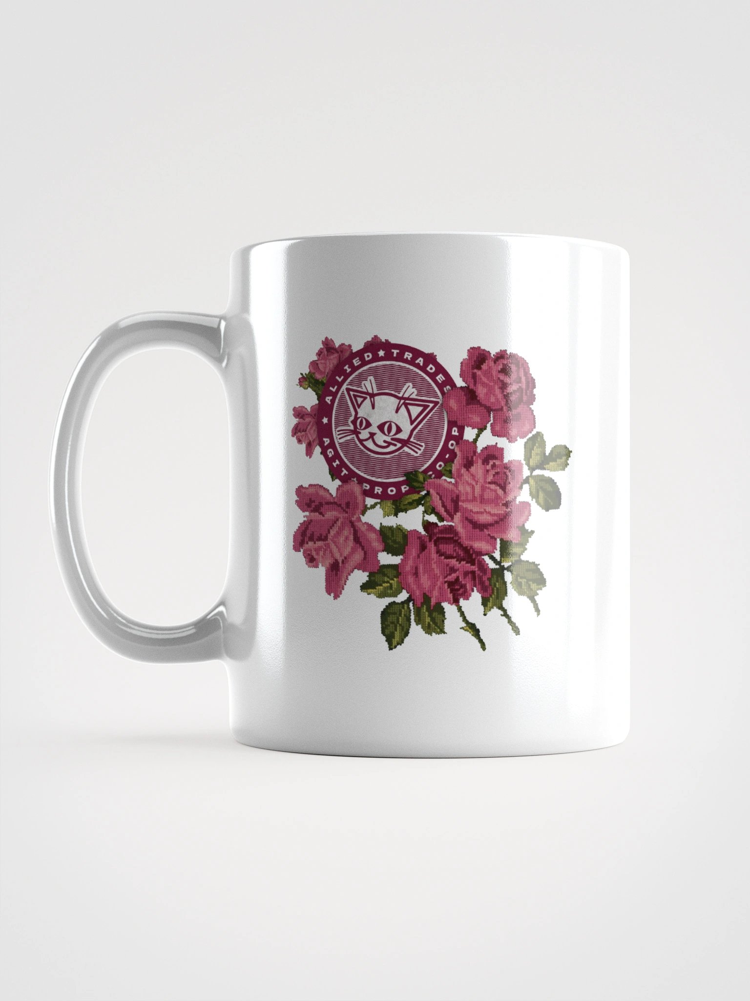 Claws and Thorns Alli Cat Floral Coffee Mug product image (6)