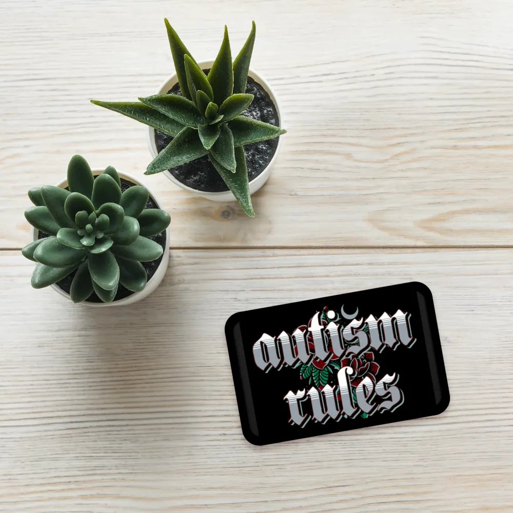 Vibrant Autism Rules Patch product image (4)