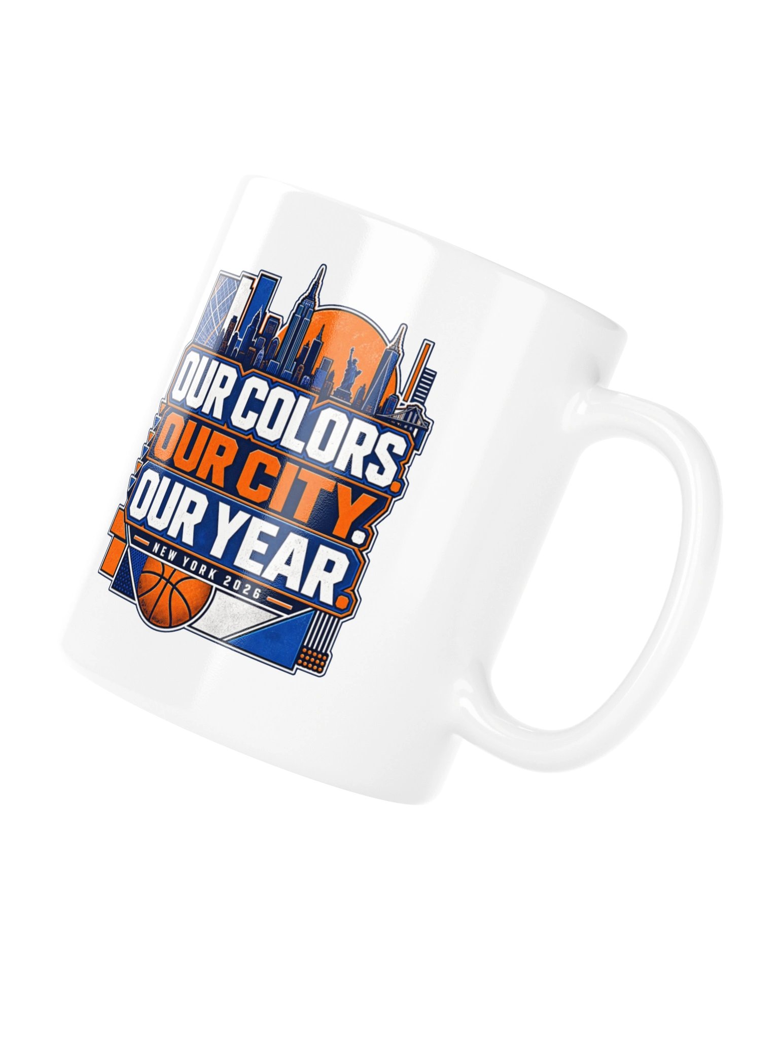 Our Colors. Our City. Our Year. - New York Basketball Champions 2026 - Mug product image (11)
