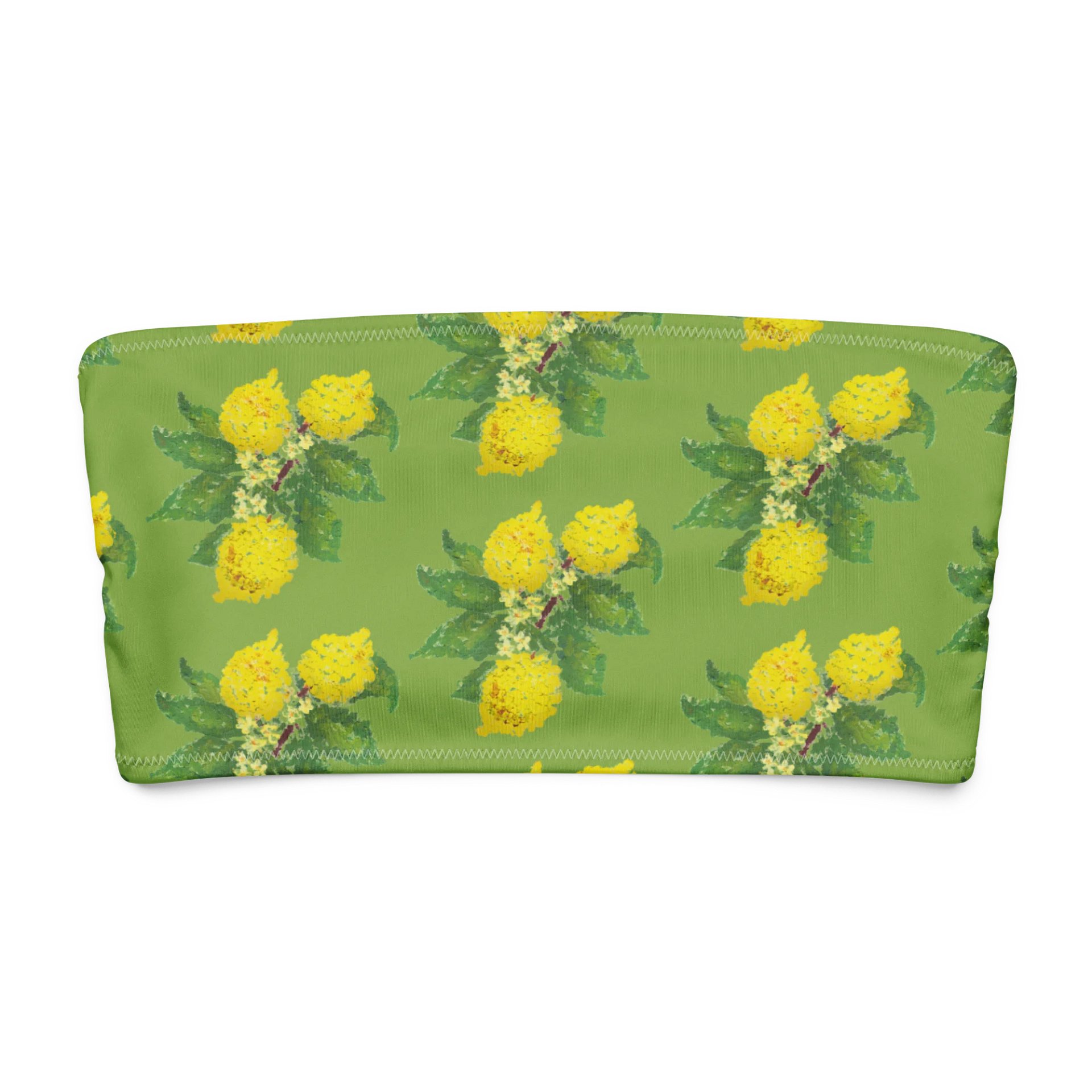 Lemon Love Recycled Bandeau Bikini Top product image (2)