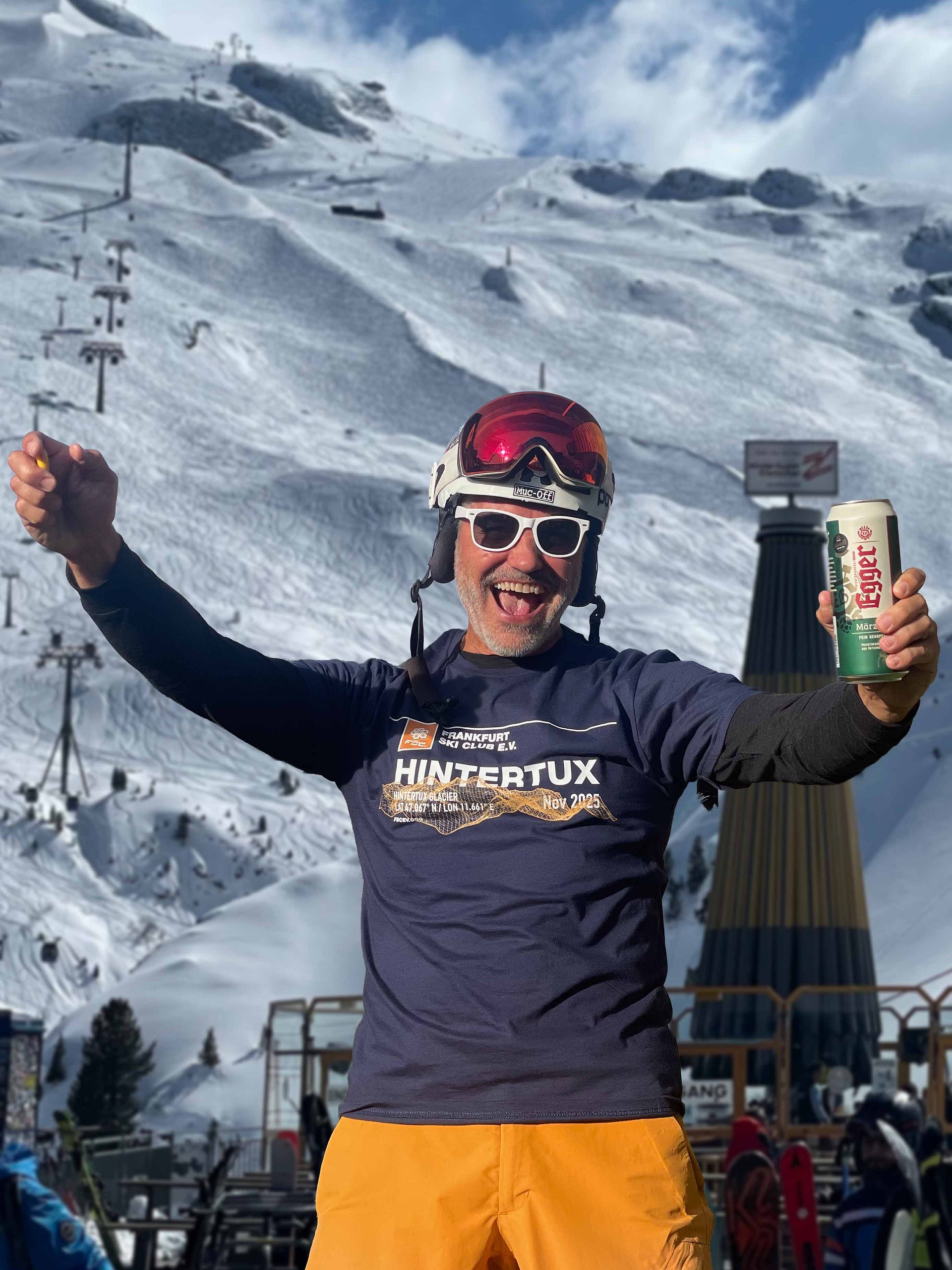 Hintertux Glacier Coordinates Resort (front only print) product image (2)