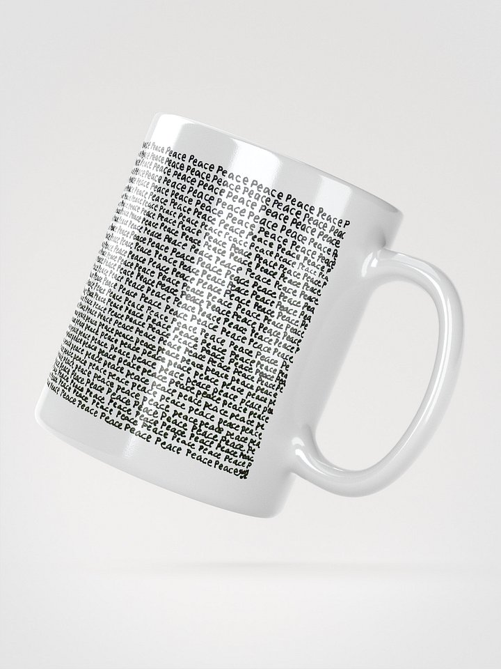 Peace 1 White Glossy Mug product image (2)