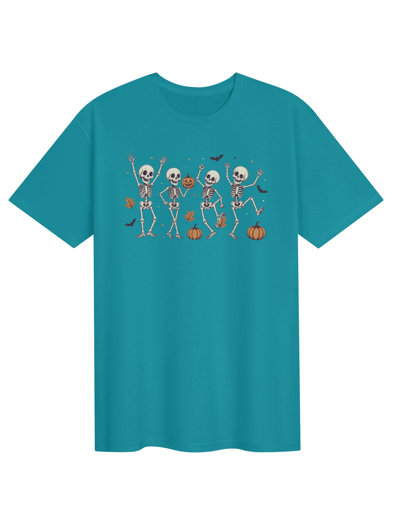 Dancing Skeletons Halloween Sweatshirt, Funny Skeleton Fall Shirt, Spooky Season Crewneck, Halloween Lover Gift product image (4)