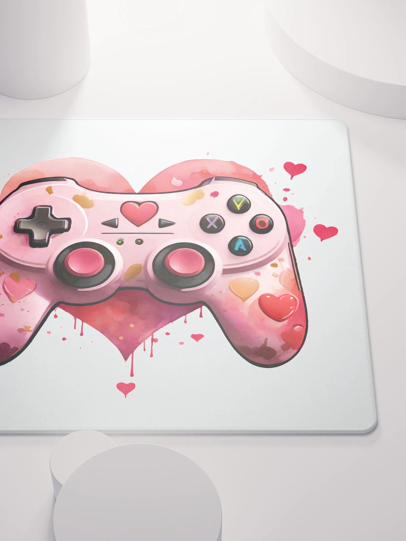 Level Up Love - Heartfelt Gaming Mouse Pad product image (5)