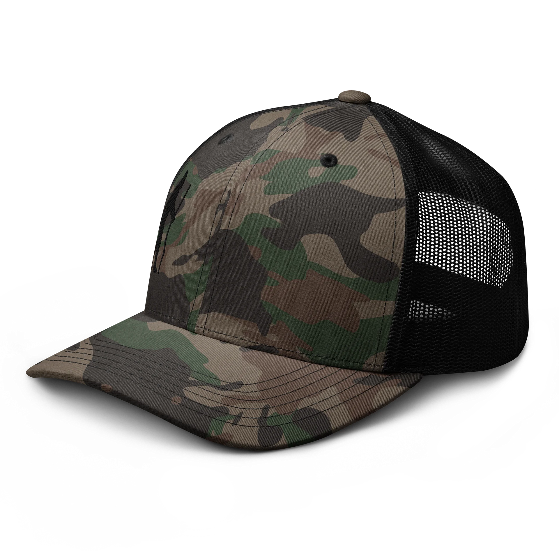 Sasquatch Single Stick-Walker Camouflage Trucker Hat / Feel the MO product image (7)
