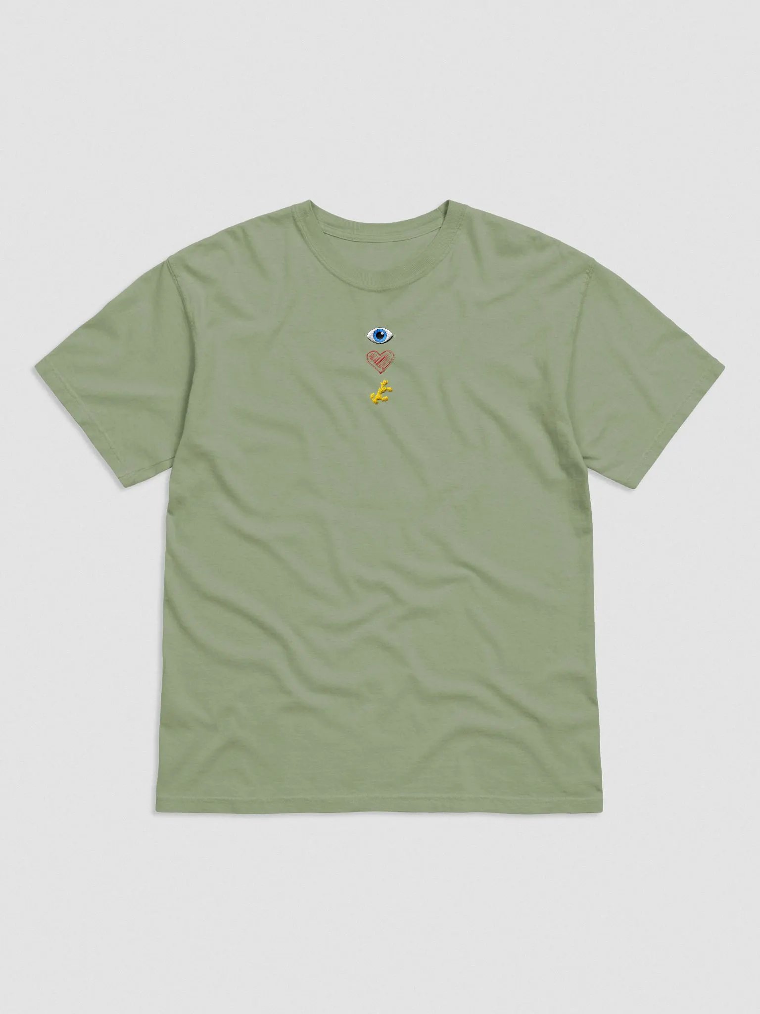 👁️ ❤️ 🫚 The Tee (Vertical) product image (1)