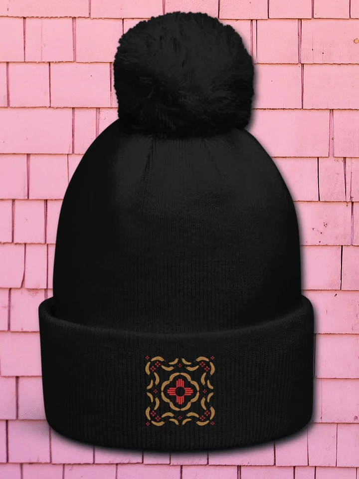 Zia sun Feather in Red and Gold Beanie product image (2)