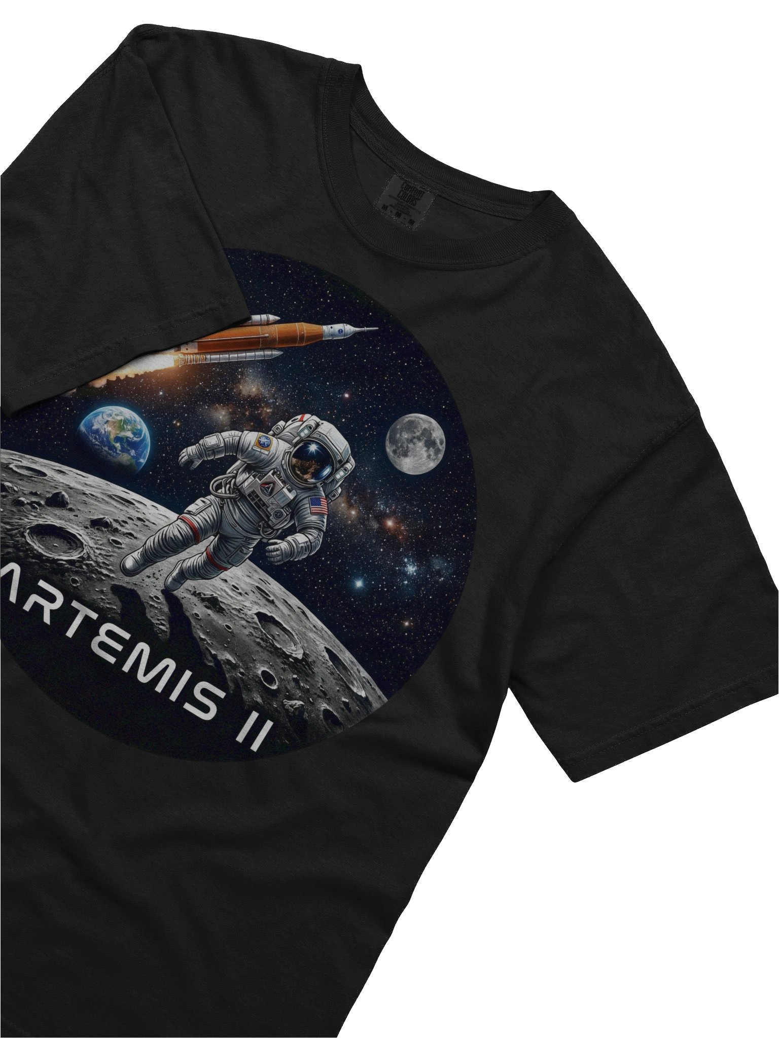 Artemis II Shirt 2026, NASA Inspired Moon Mission Tee, Space Graphic T-Shirt, Astronaut Lunar Design, Space Lover Gift product image (6)