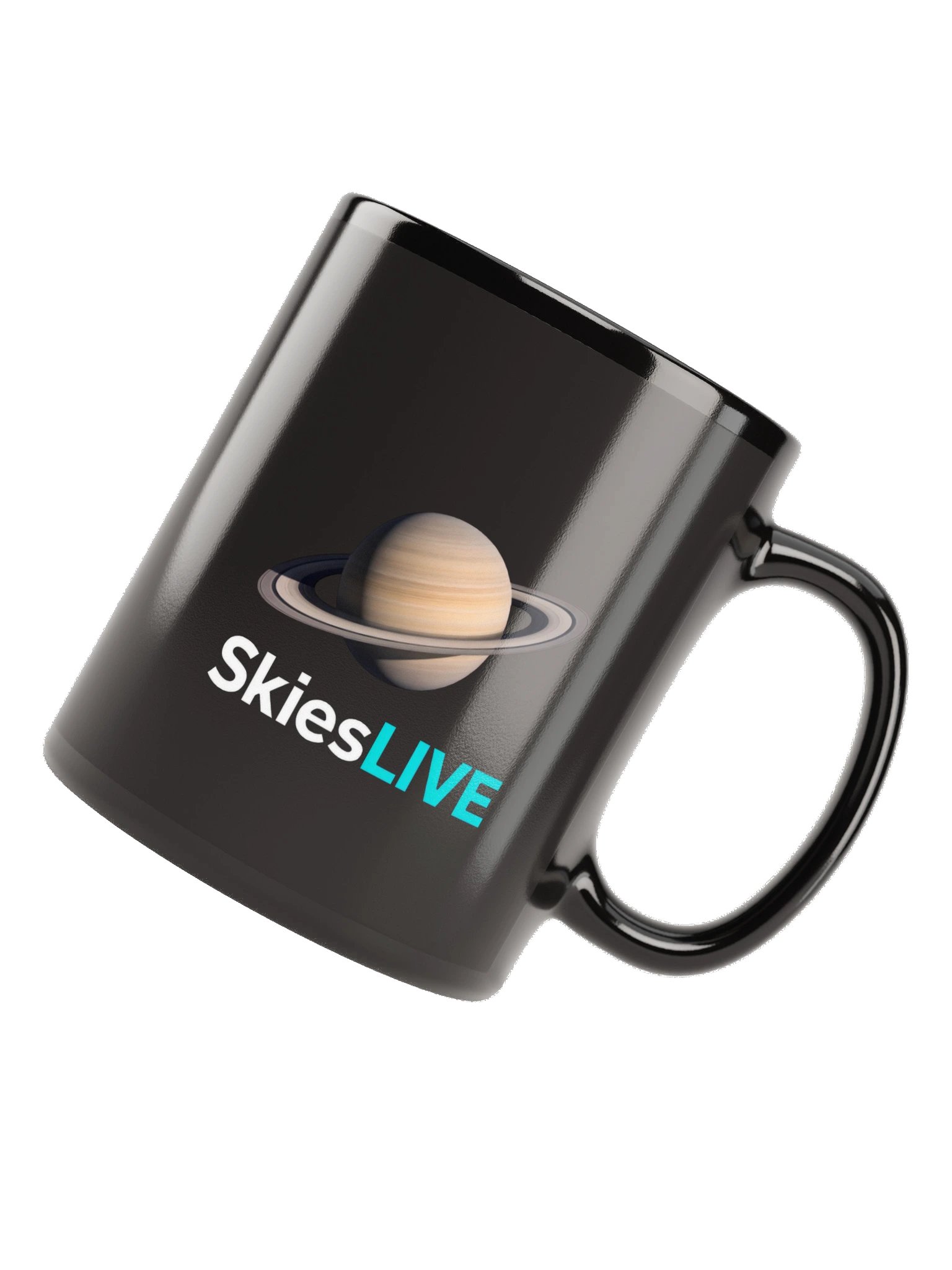 SkiesLIVE Saturn Mug (Black) product image (12)