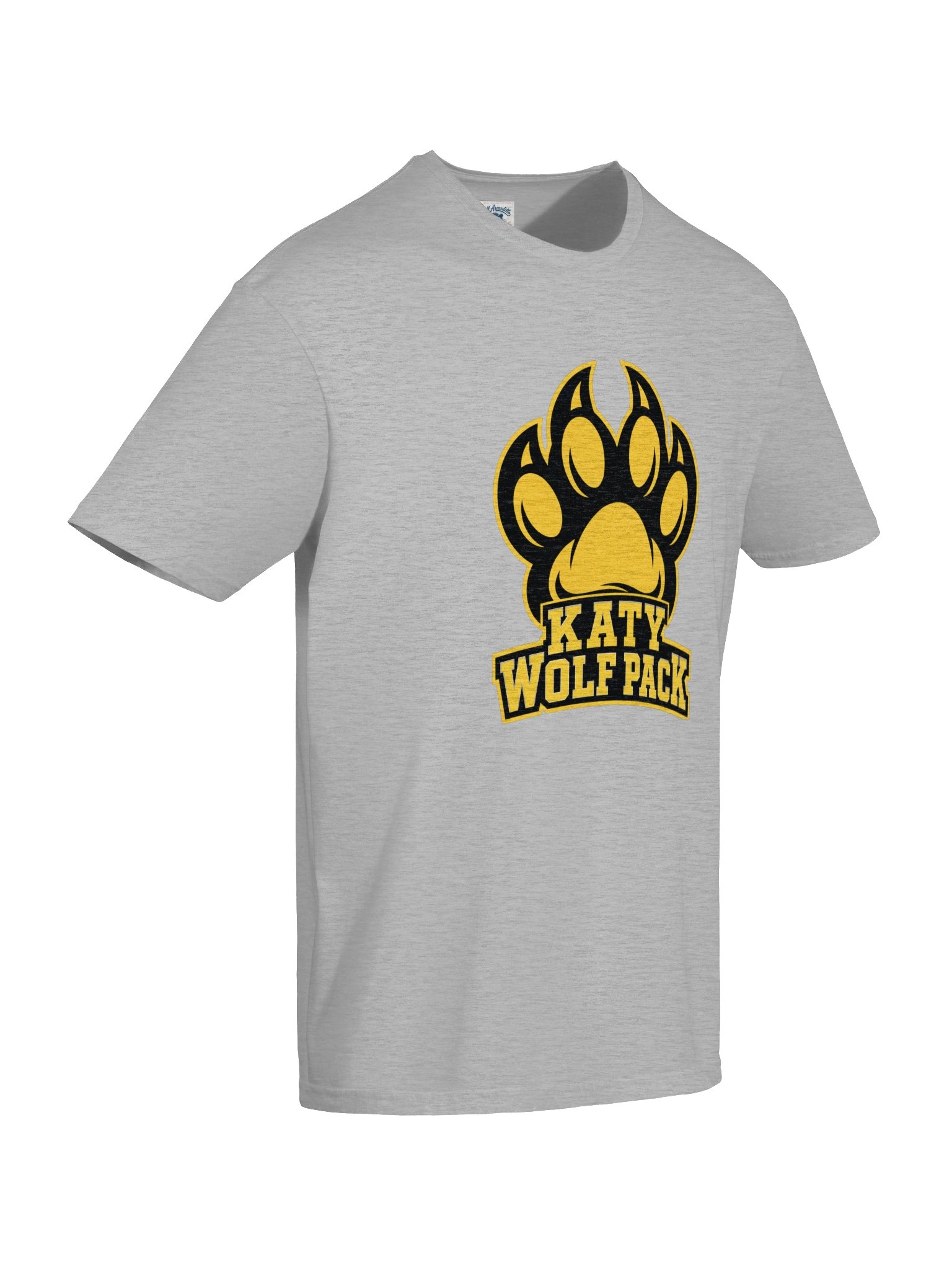 Katy Wolf Pack Paw Print Tee (White or Grey) product image (2)