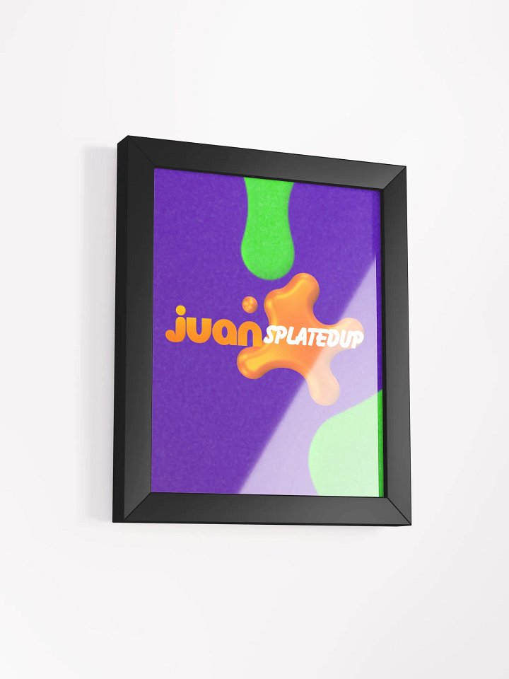 JuanSplatedUp Framed Matte Paper Poster product image (2)