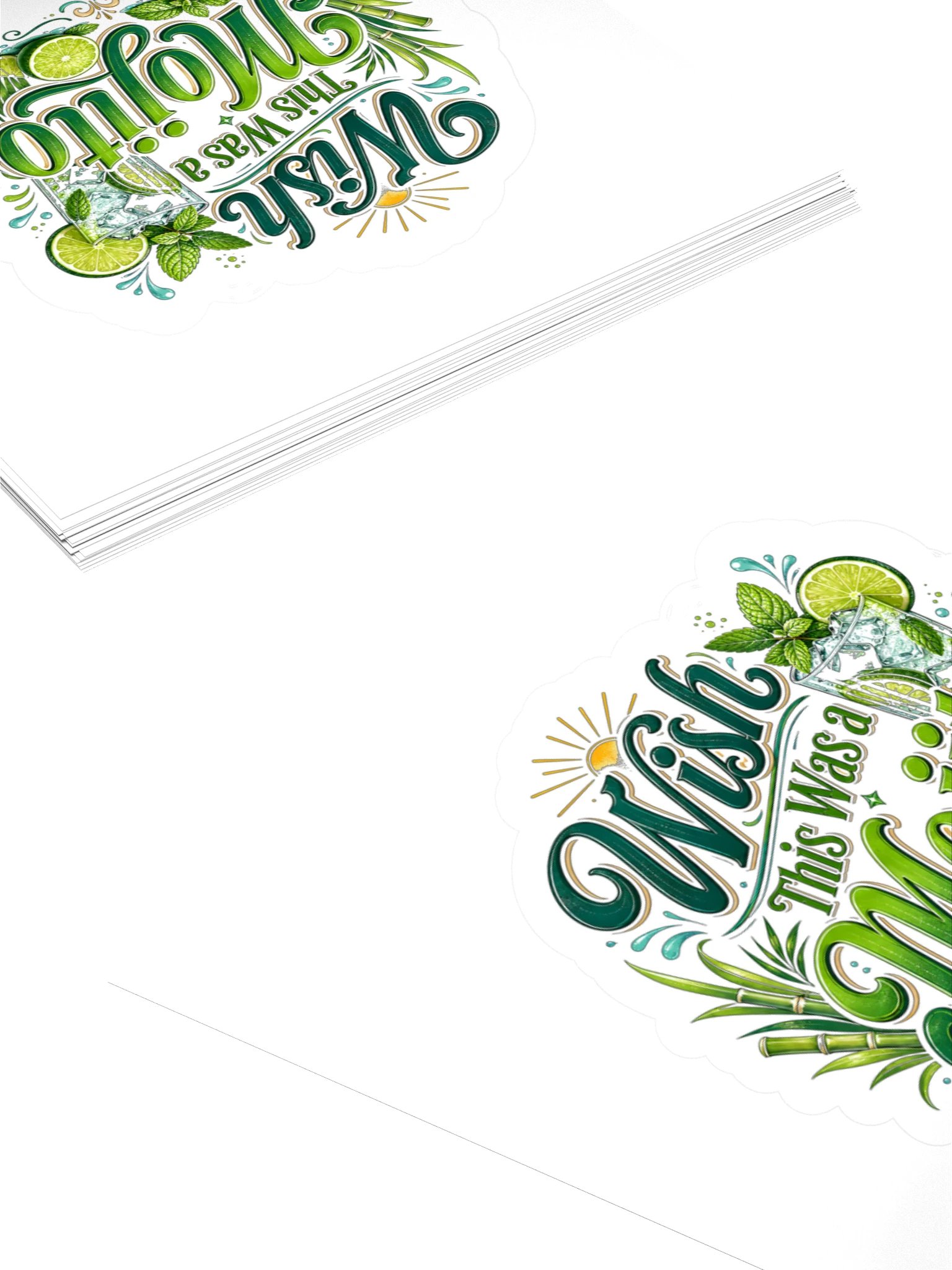 Wish This Was A Mojito Sticker product image (4)