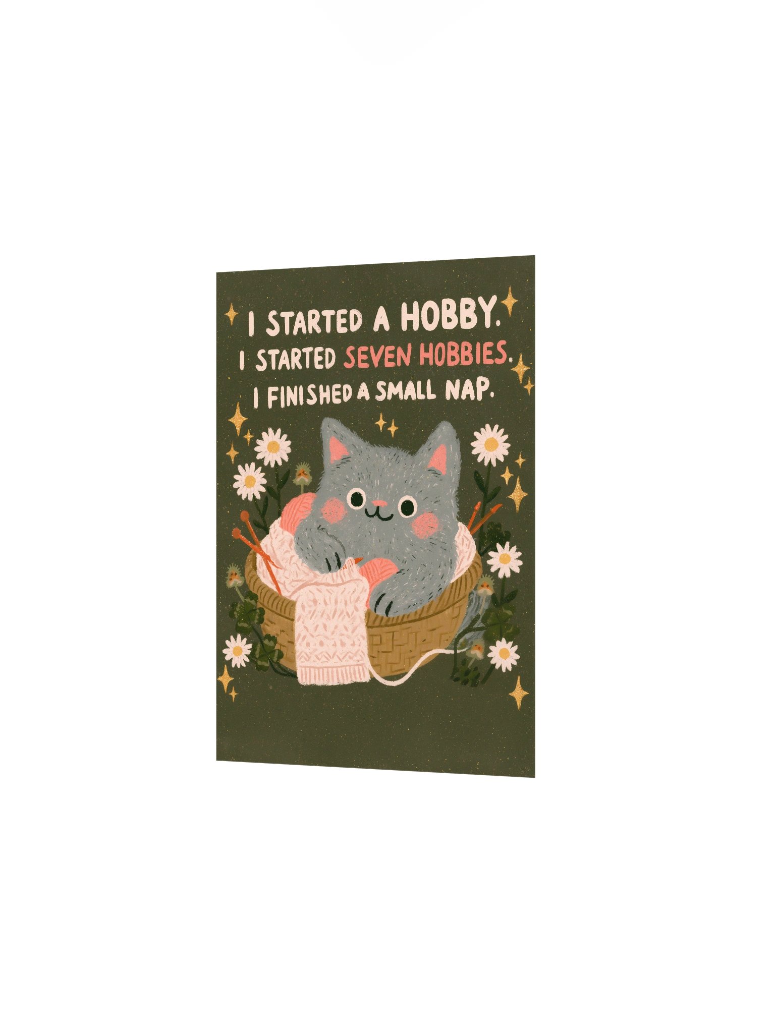Cat Naps & Hobby Starts Poster product image (11)