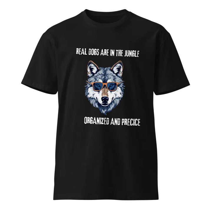 Cool Wolf in Shades Graphic T-Shirt product image (1)