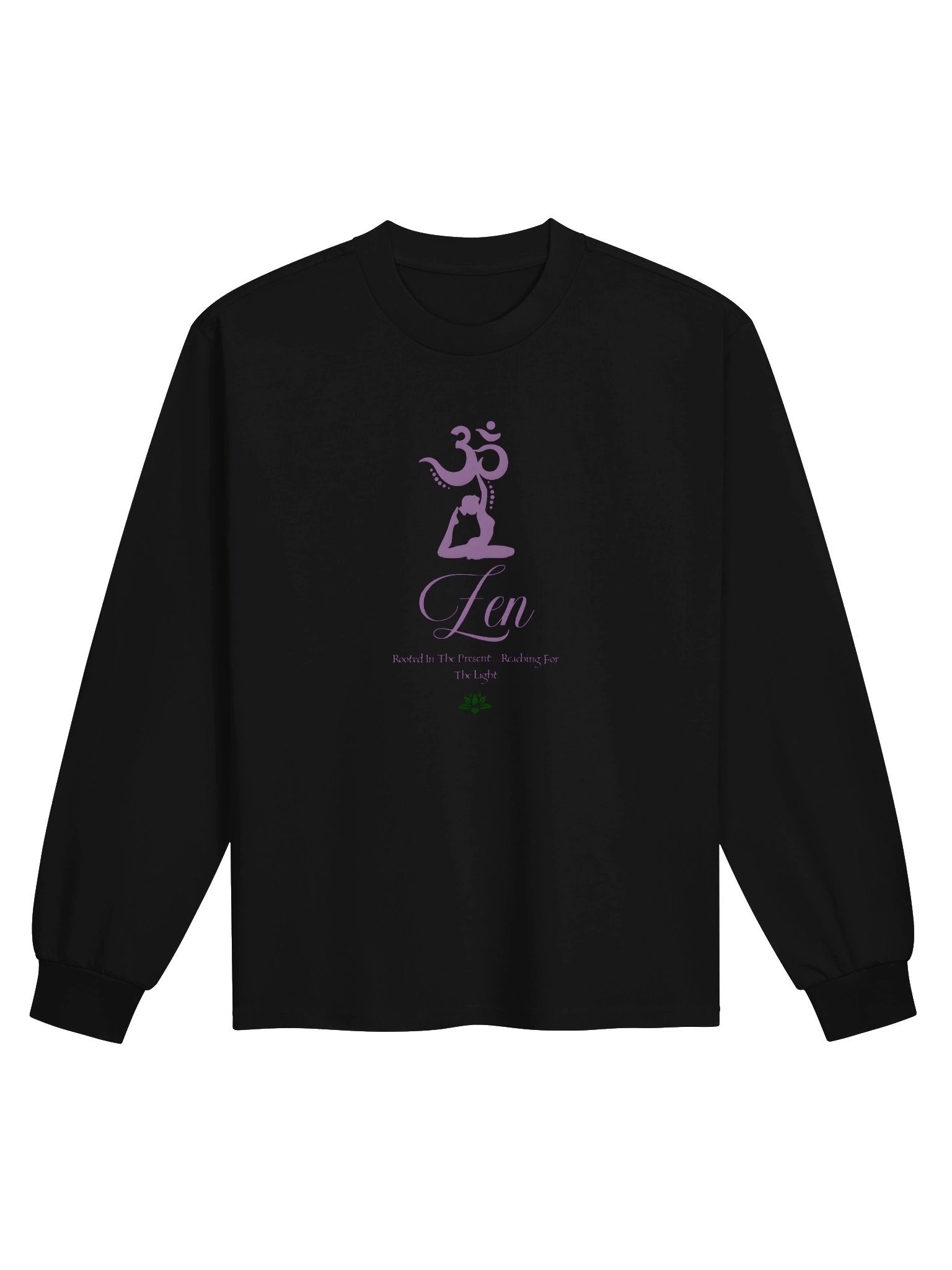 Zen Om Meditative Logo Long Sleeve Shirt product image (1)