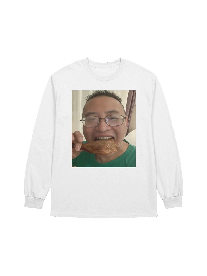 Gildan Ultra Cotton Long Sleeve T-Shirt:eat duck product image (1)