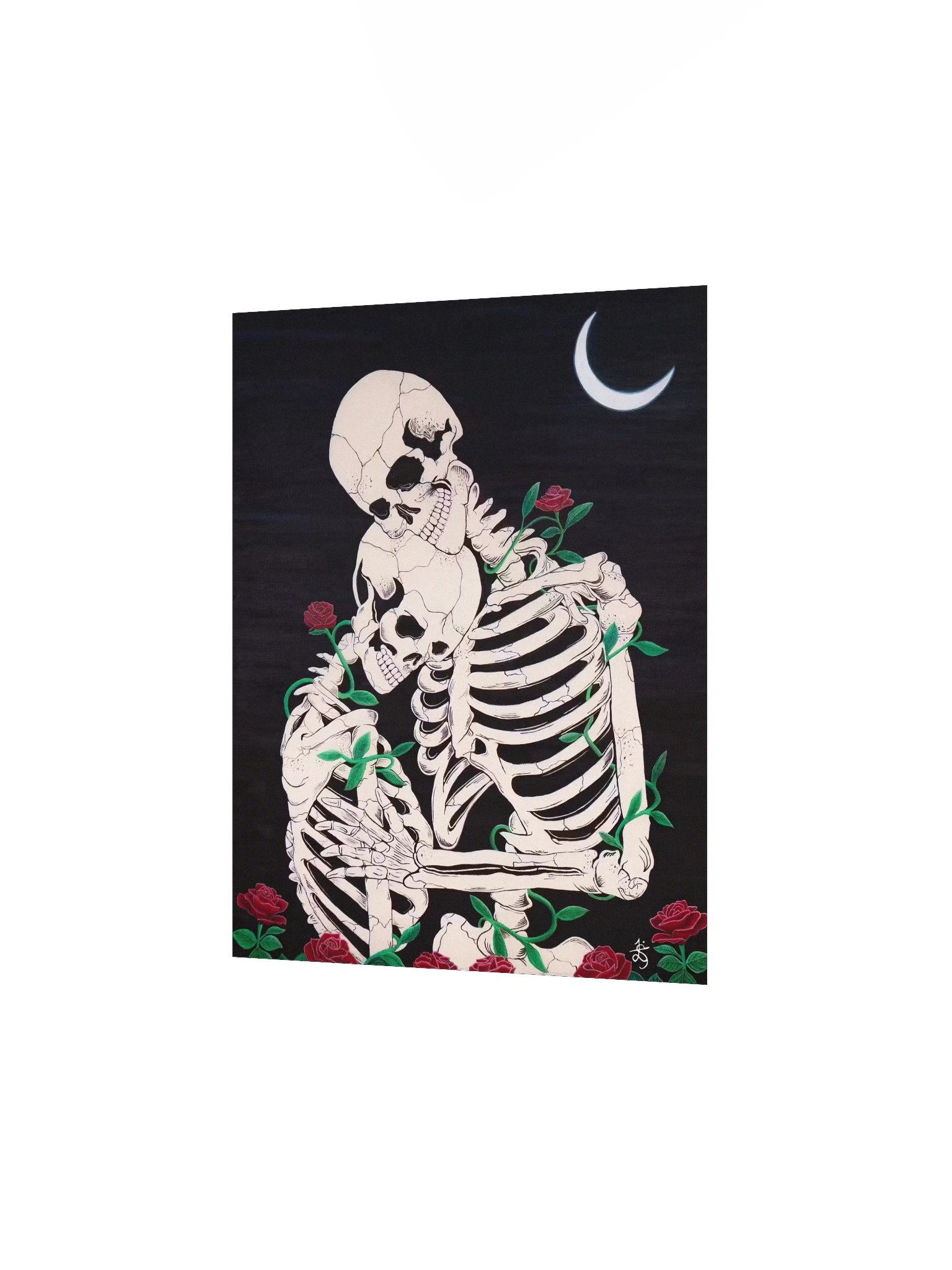 Skeleton Lovers Original Art Print product image (3)