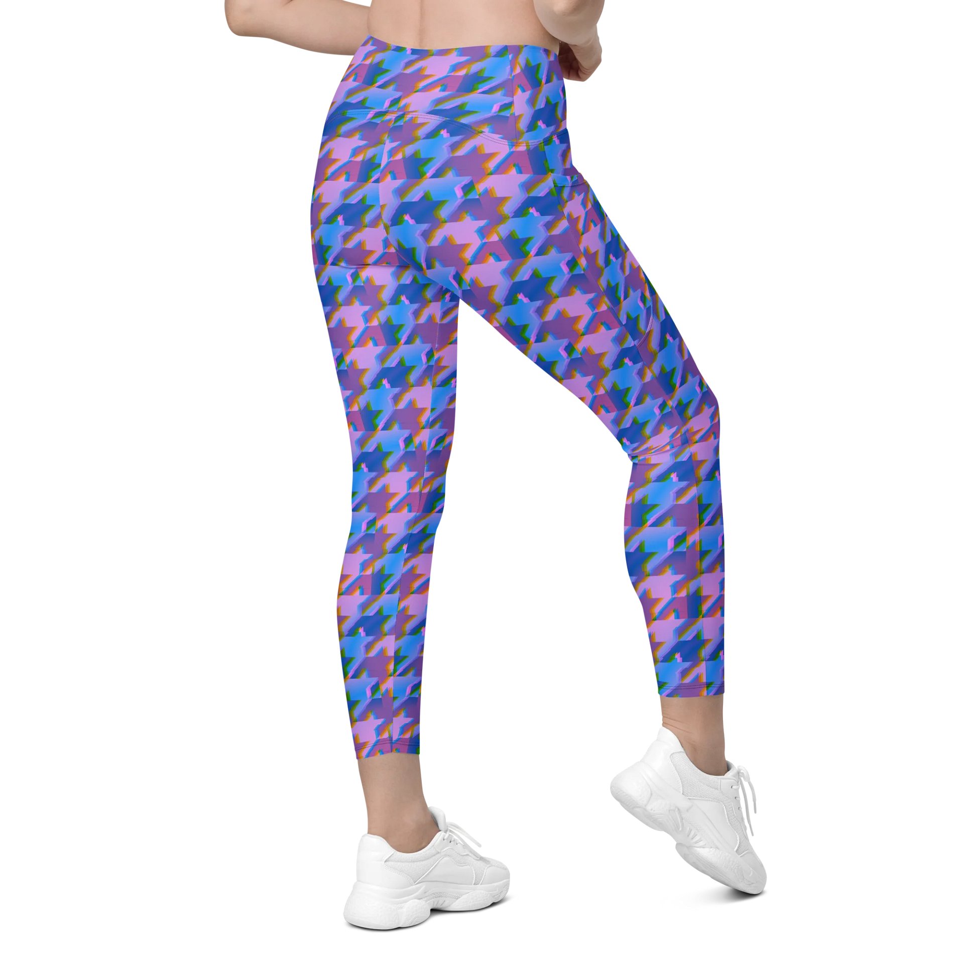 Houndsglitch x Vaporwave - Leggings with Pockets product image (9)